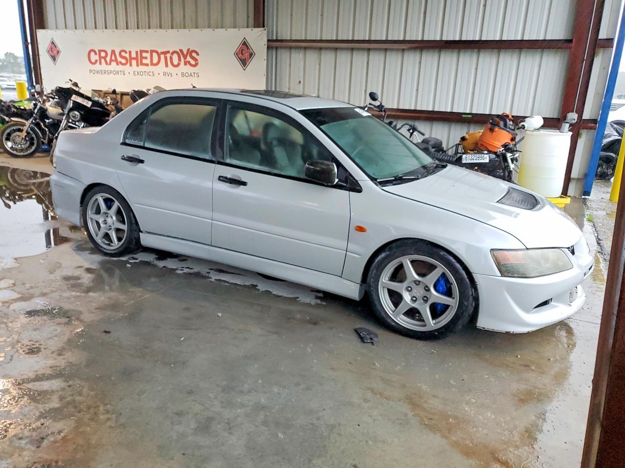 2003 Mitsubishi Lancer Evolution Silver vin: JA3AH86F23U124533