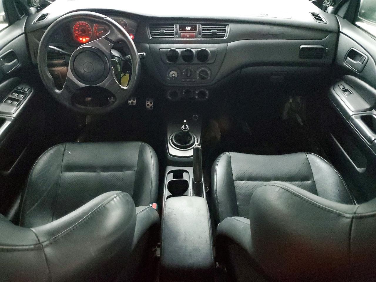 2003 Mitsubishi Lancer Evolution Silver vin: JA3AH86F23U124533