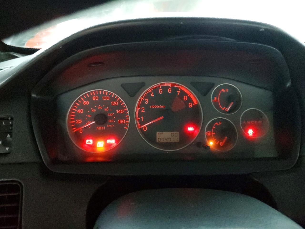 2003 Mitsubishi Lancer Evolution Silver vin: JA3AH86F23U124533