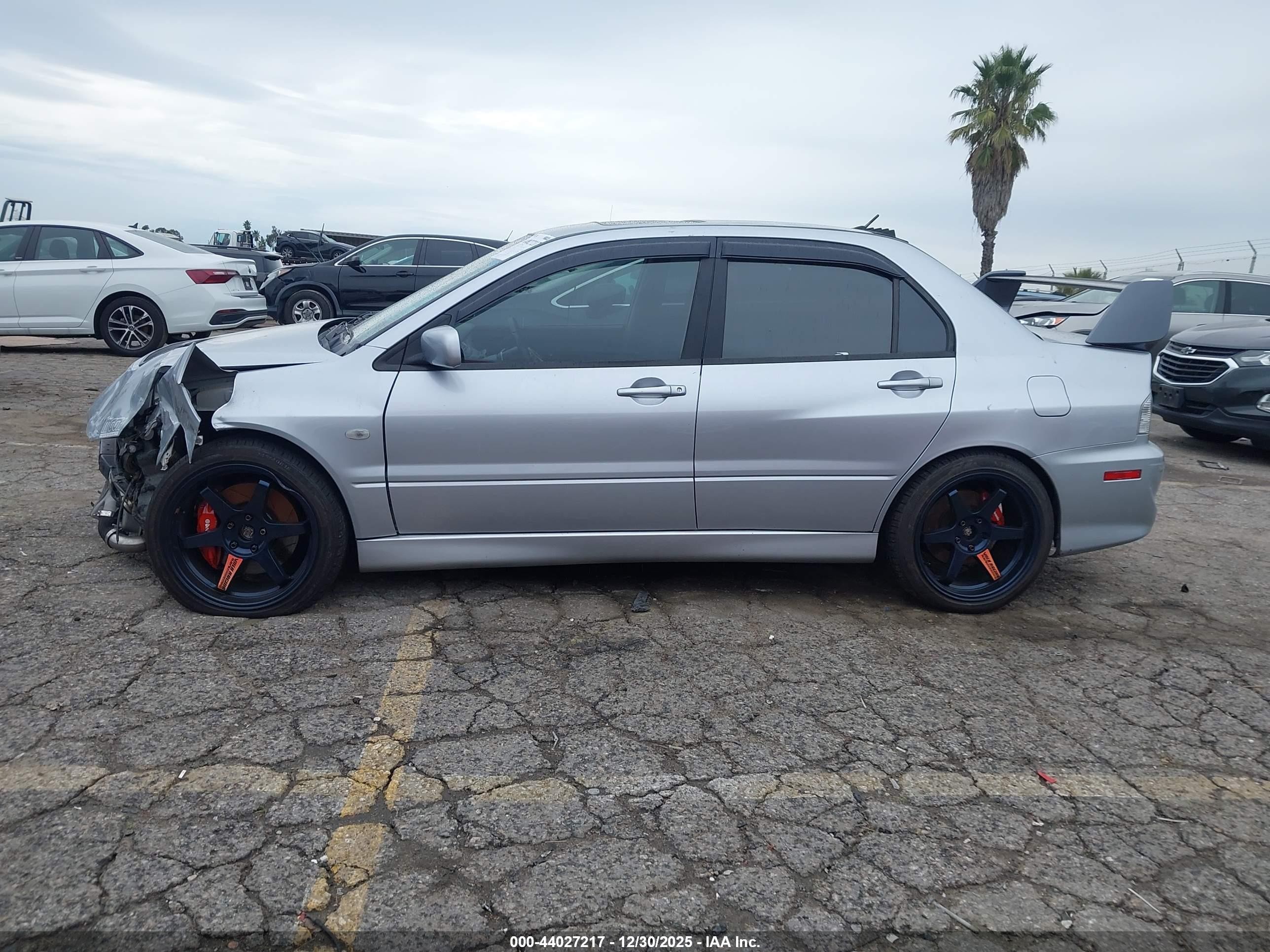 2003 Mitsubishi Lancer Evolution   Gray vin: JA3AH86F33U120703