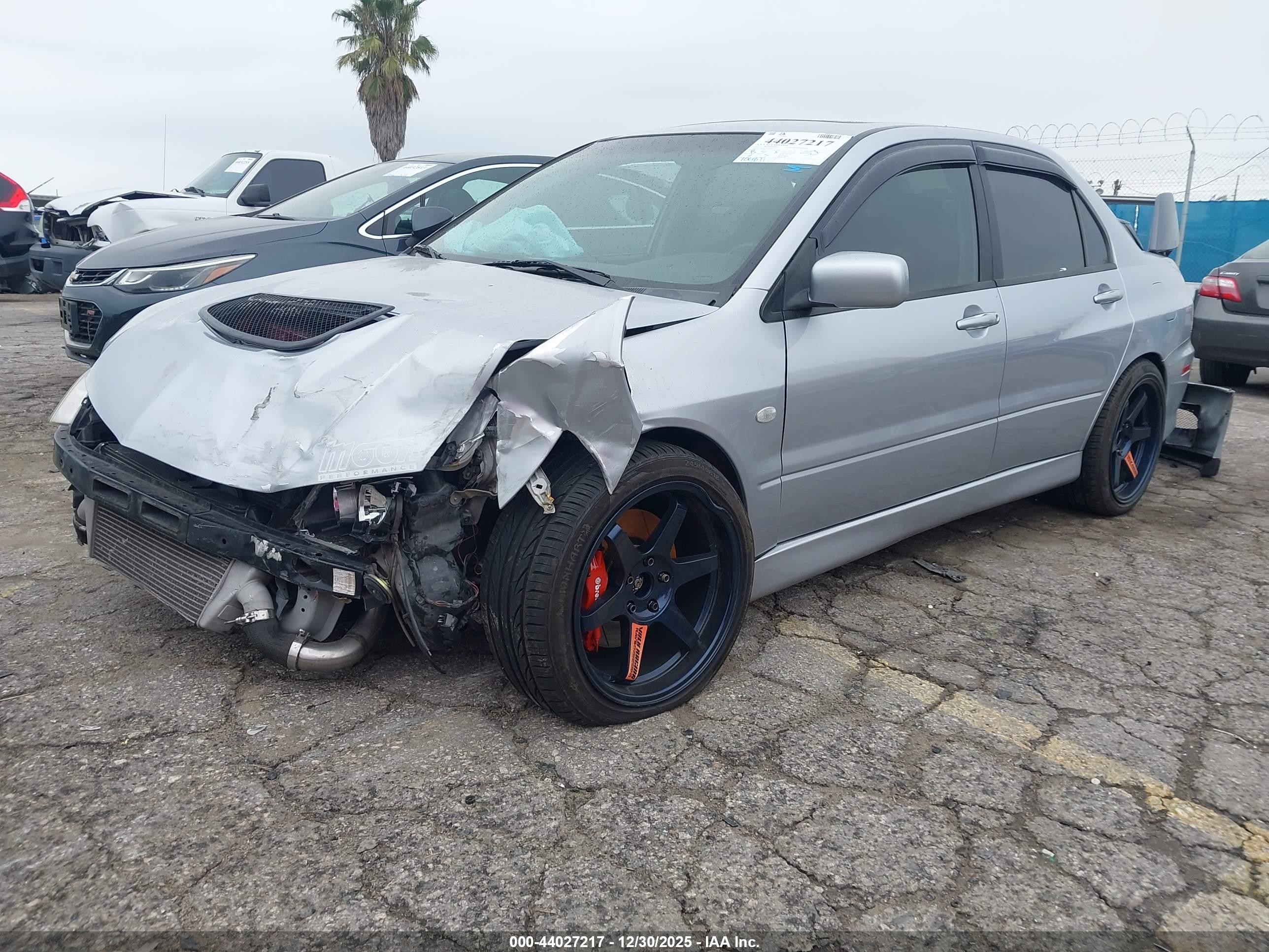 2003 Mitsubishi Lancer Evolution   Gray vin: JA3AH86F33U120703