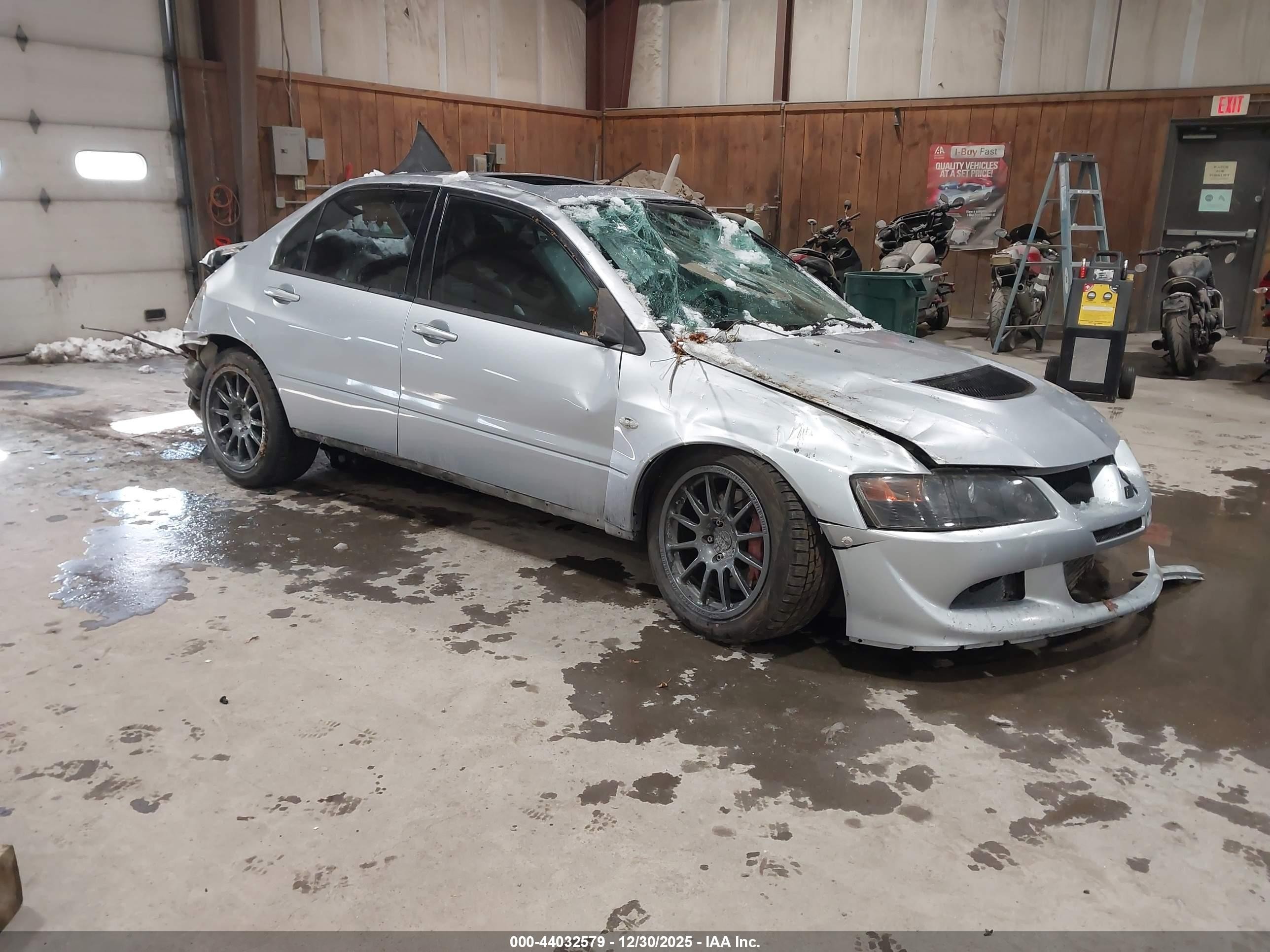 2003 Mitsubishi Lancer Evolution   Gray vin: JA3AH86F43U112206