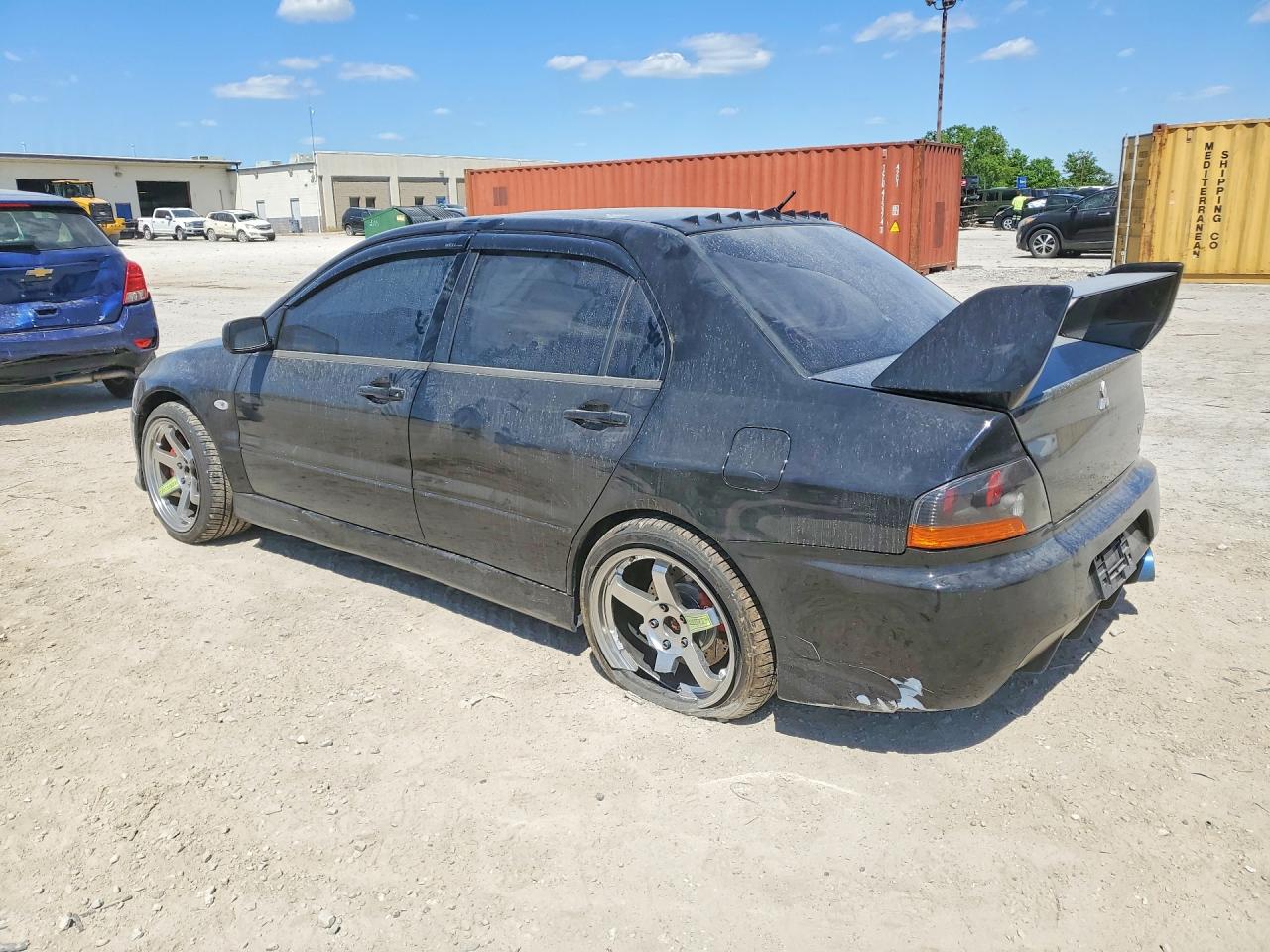 2003 Mitsubishi Lancer Evolution Black vin: JA3AH86F93U124111