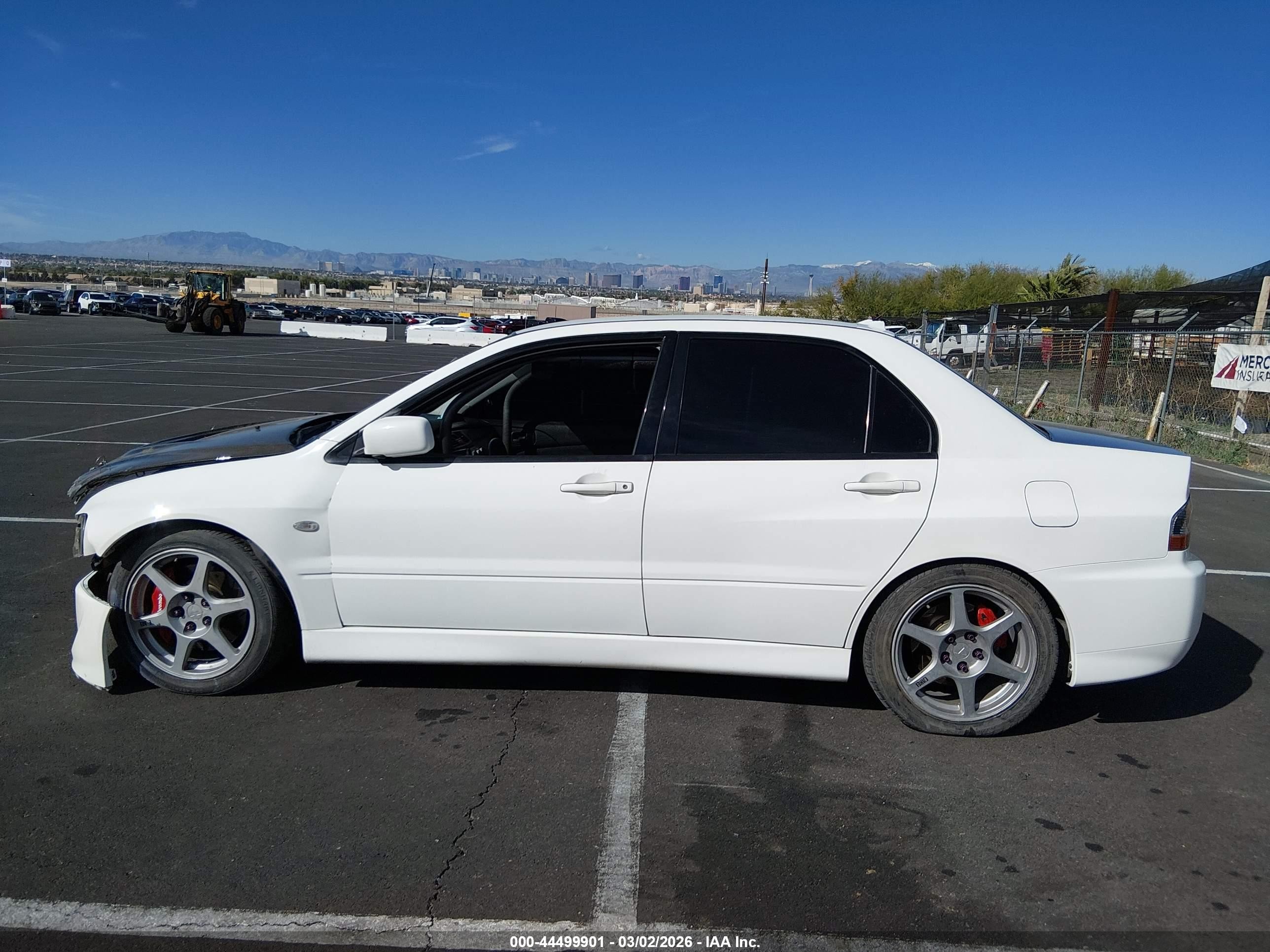 2003 Mitsubishi Lancer Evolution   White vin: JA3AH86F93U124996