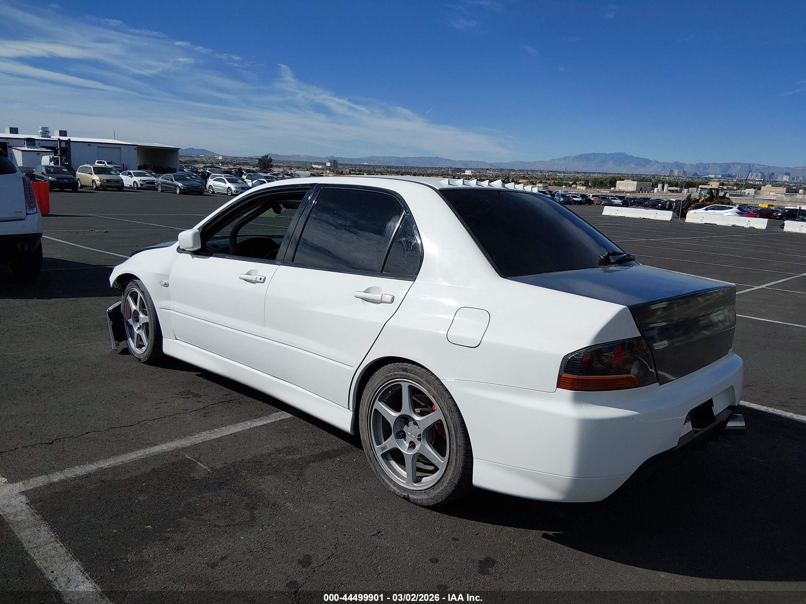2003 Mitsubishi Lancer Evolution   White vin: JA3AH86F93U124996
