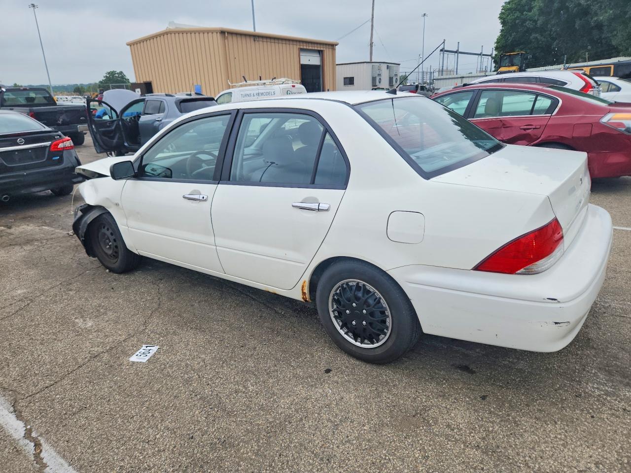 2002 Mitsubishi Lancer Es White vin: JA3AJ26E02U053016