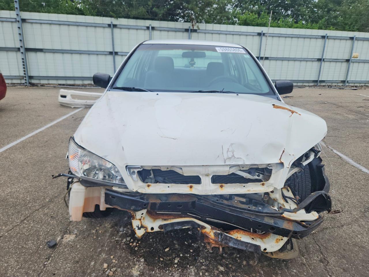 2002 Mitsubishi Lancer Es White vin: JA3AJ26E02U053016