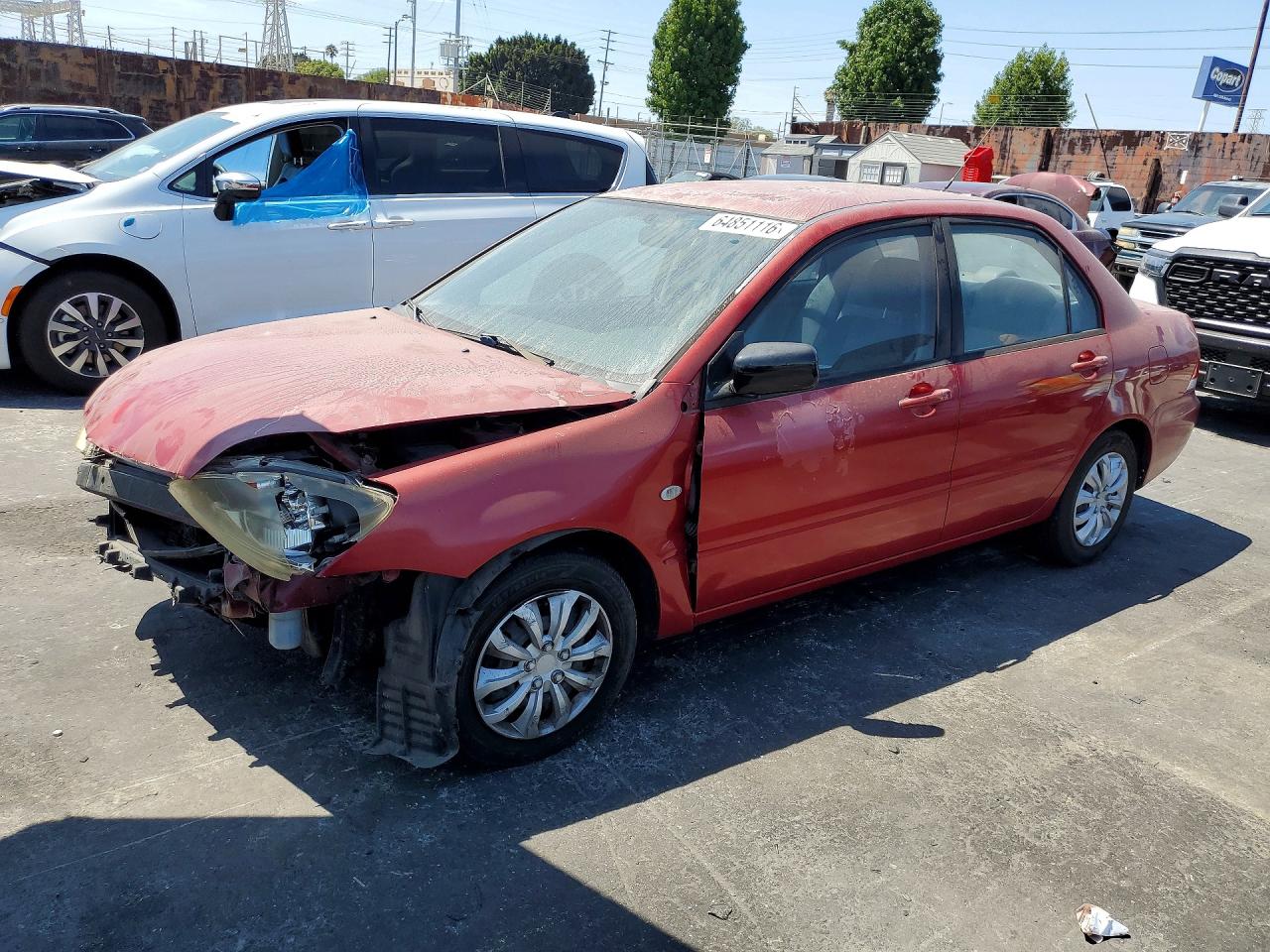 2004 Mitsubishi Lancer Es Red vin: JA3AJ26E14U010520