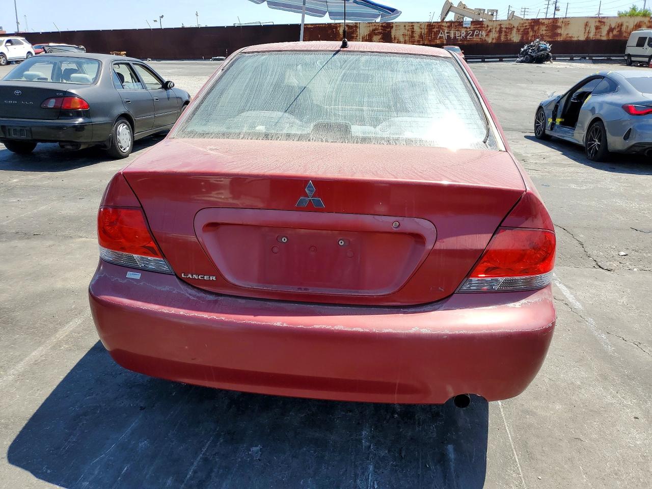 2004 Mitsubishi Lancer Es Red vin: JA3AJ26E14U010520