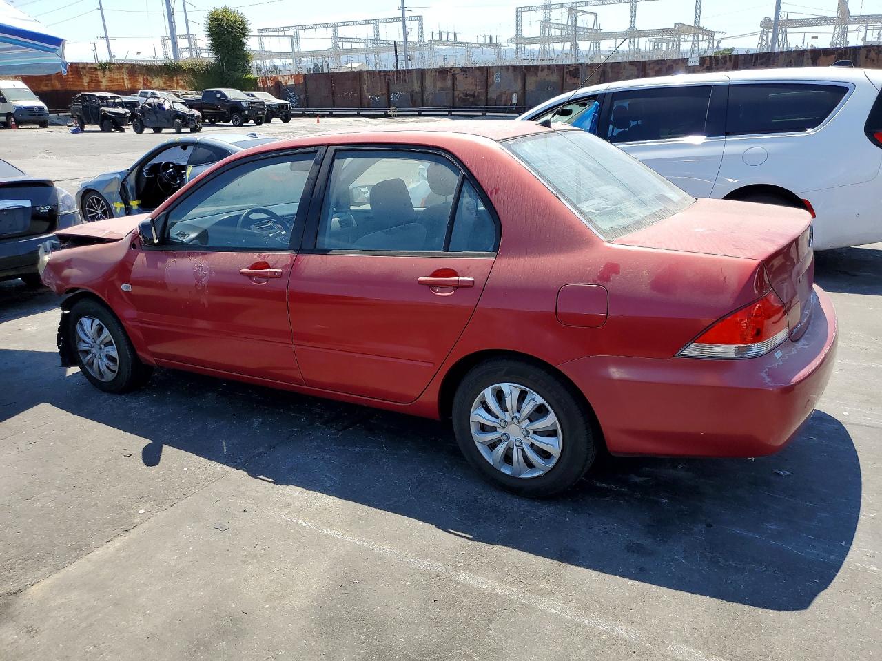 2004 Mitsubishi Lancer Es Red vin: JA3AJ26E14U010520