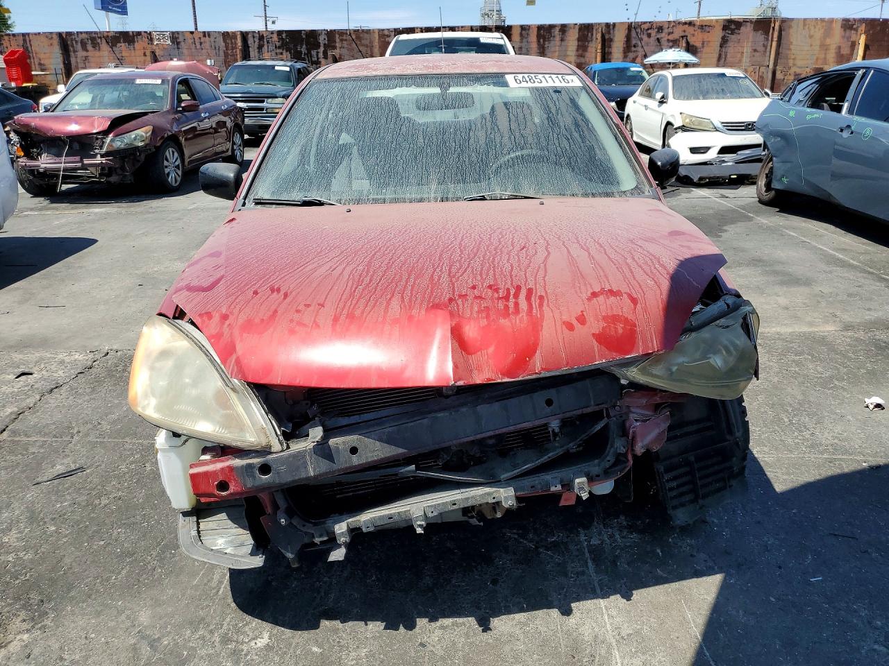 2004 Mitsubishi Lancer Es Red vin: JA3AJ26E14U010520