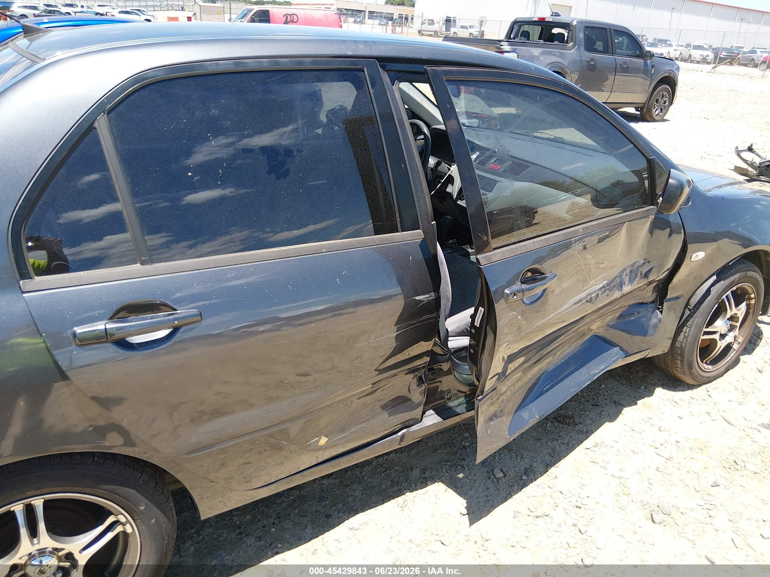 2002 Mitsubishi Lancer Es Gray vin: JA3AJ26E22U057679