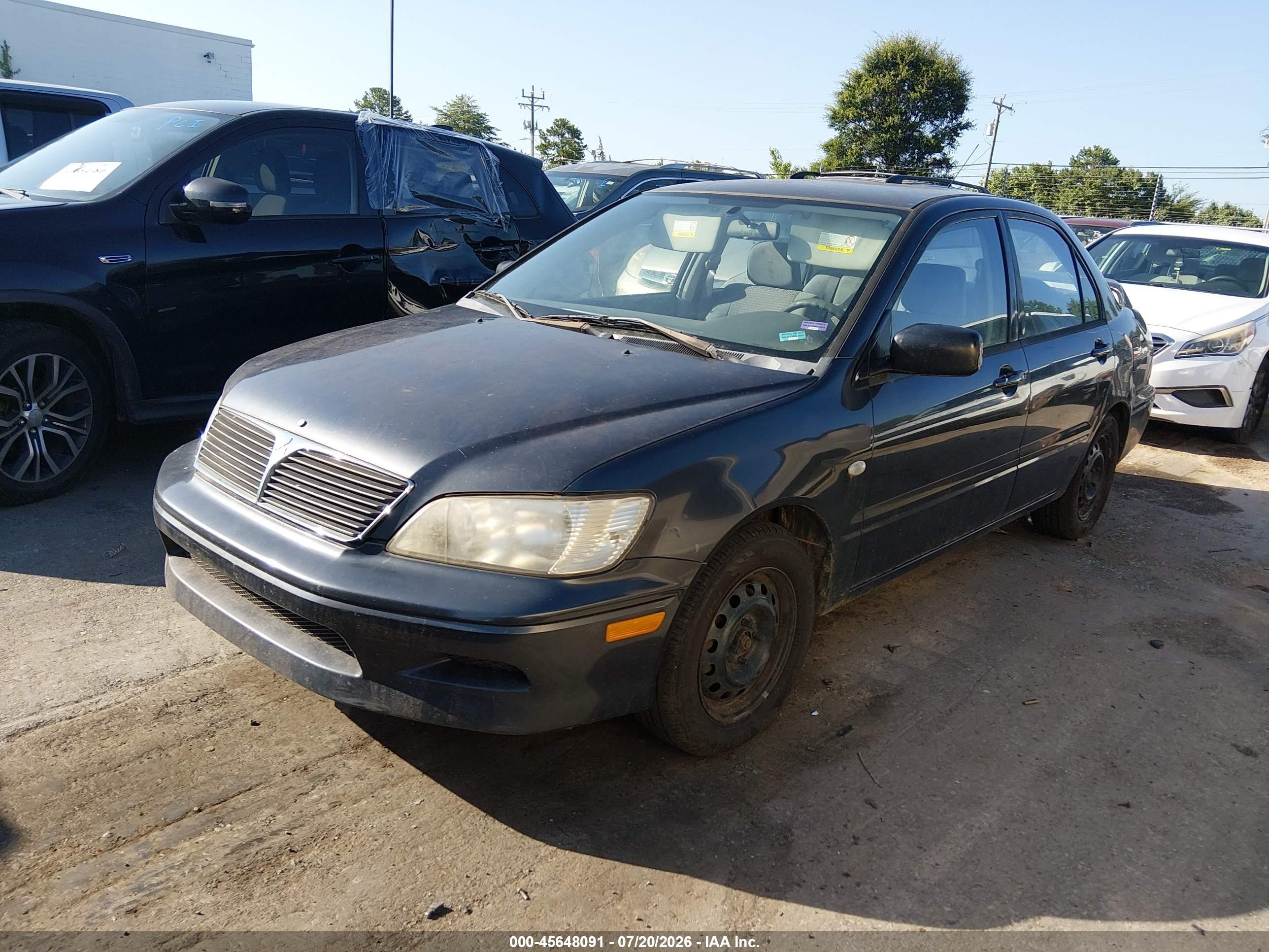 2003 Mitsubishi Lancer Es Серый vin: JA3AJ26E23U097634