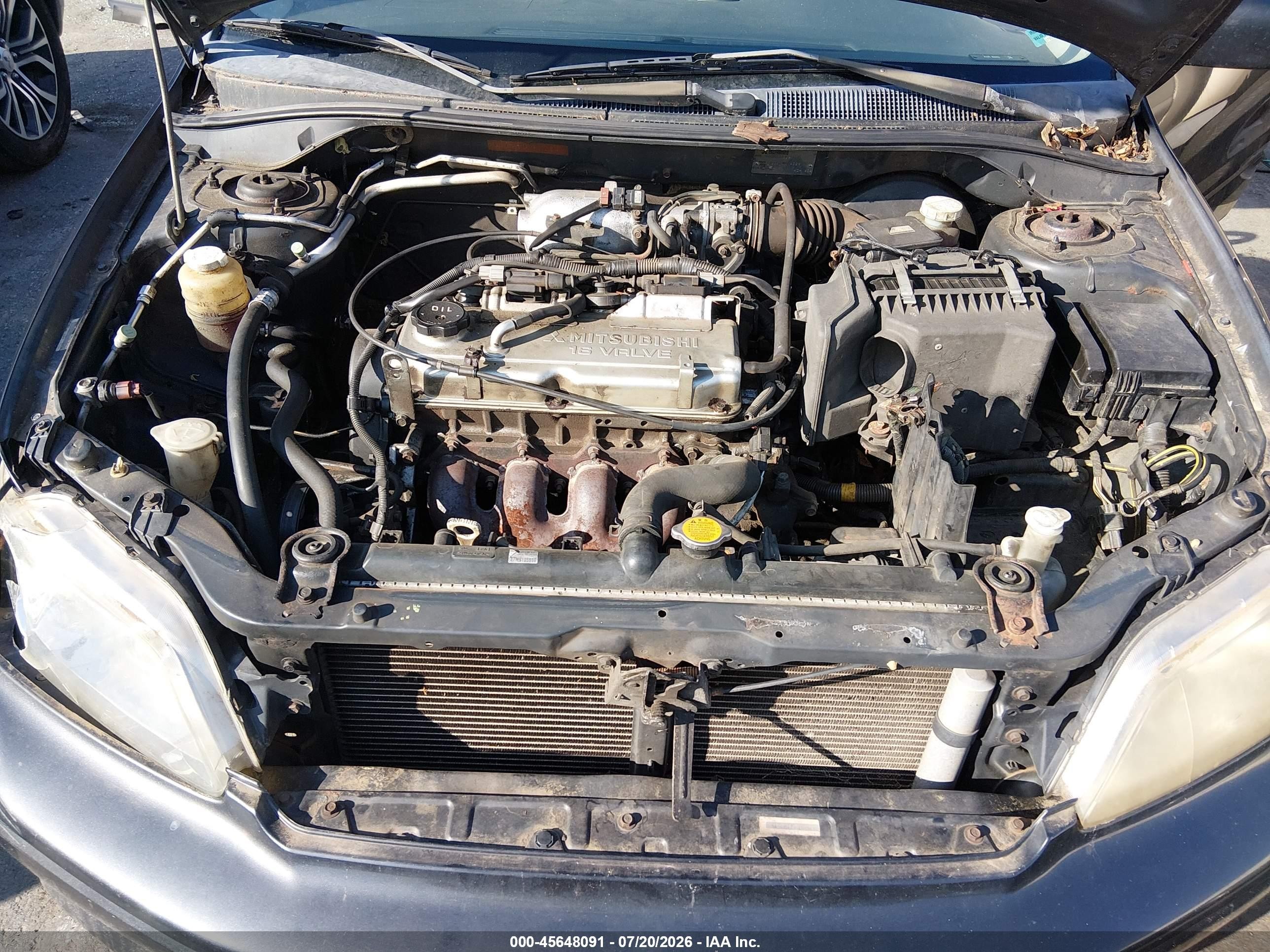 2003 Mitsubishi Lancer Es Серый vin: JA3AJ26E23U097634