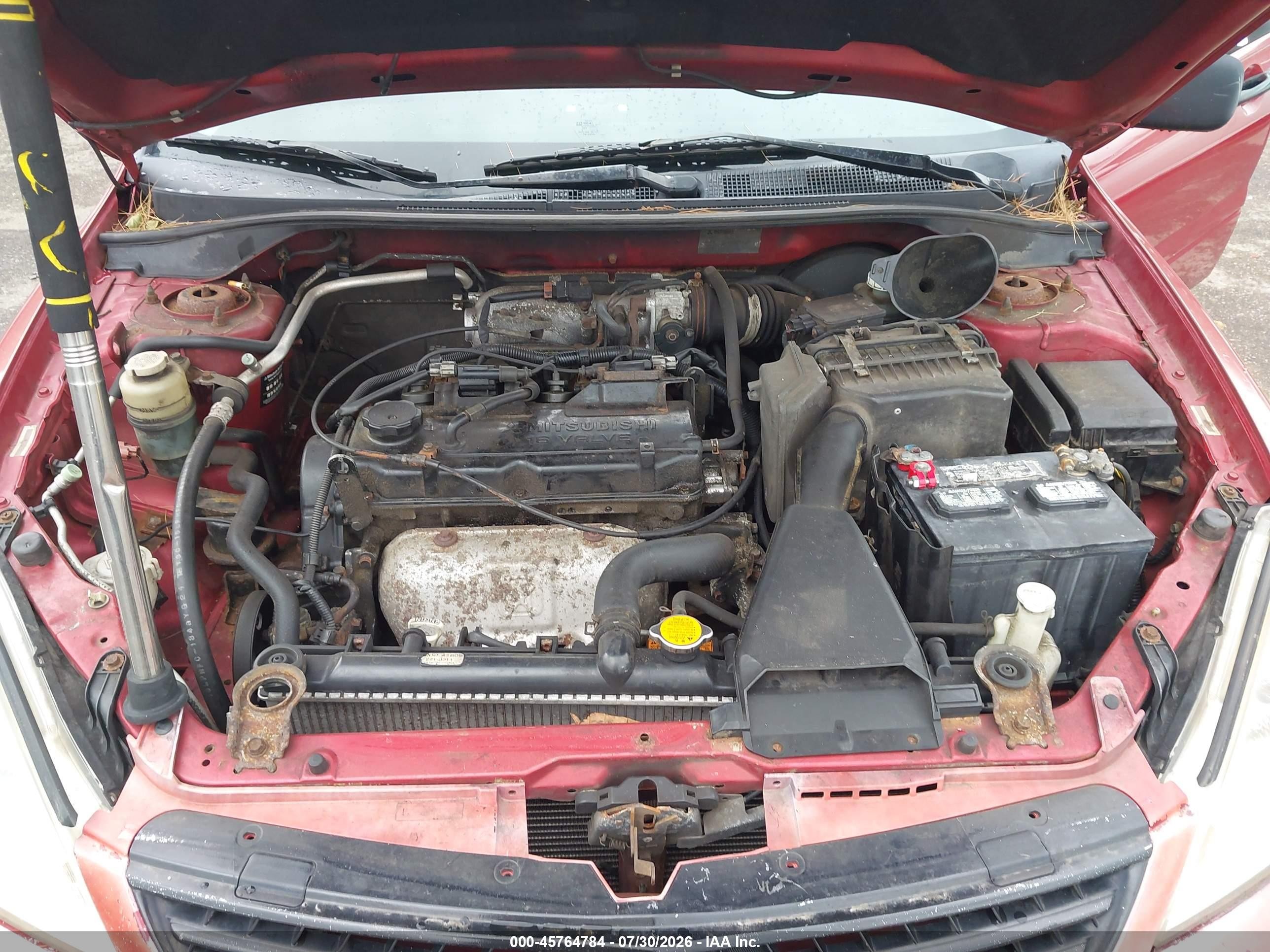 2006 Mitsubishi Lancer Es/se Red vin: JA3AJ26E26U031637