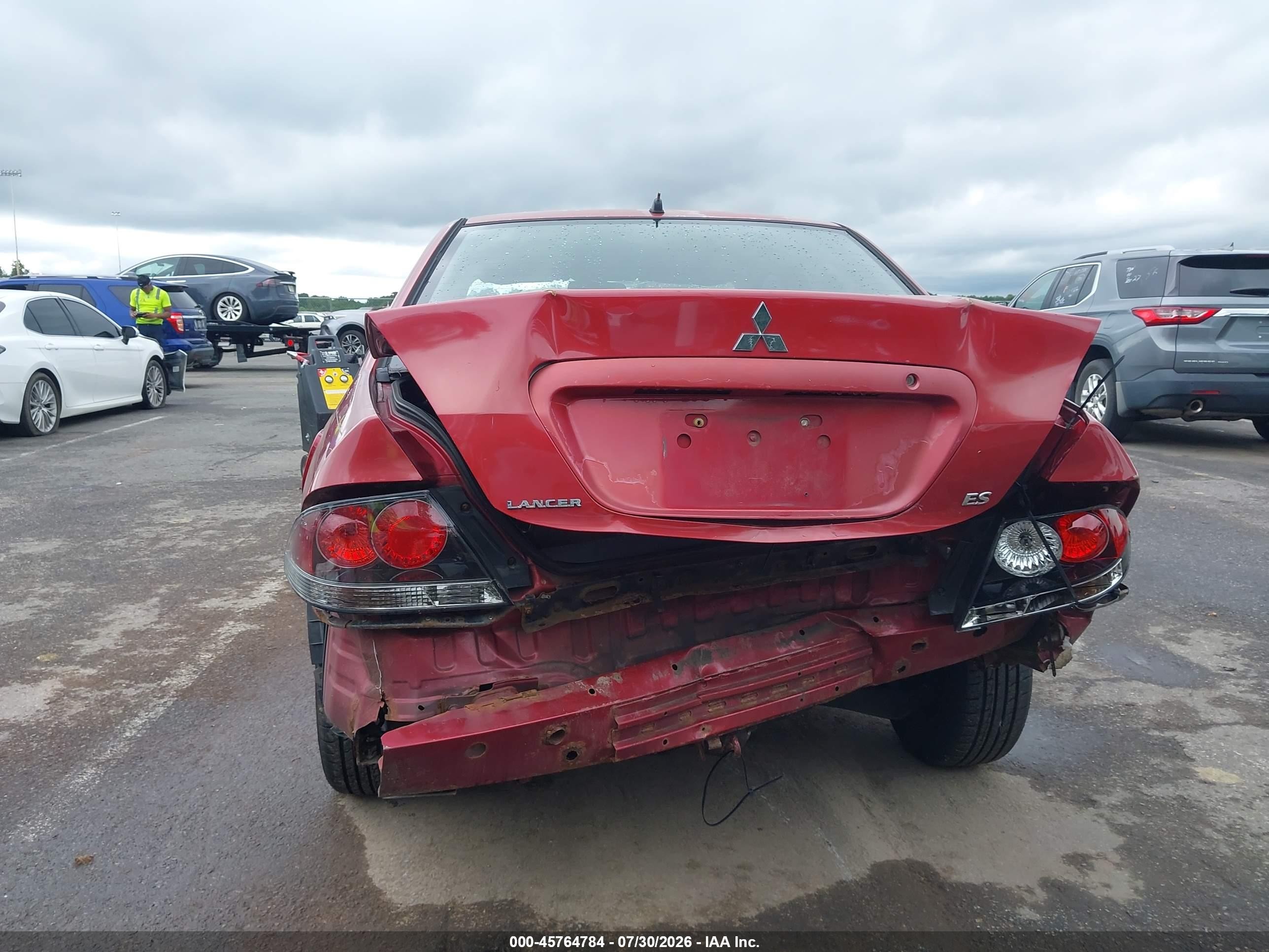 2006 Mitsubishi Lancer Es/se Red vin: JA3AJ26E26U031637