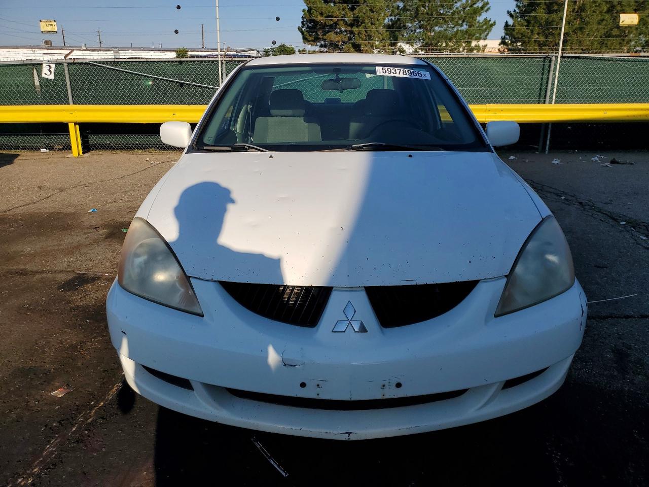 2005 Mitsubishi Lancer Es White vin: JA3AJ26E35U053872