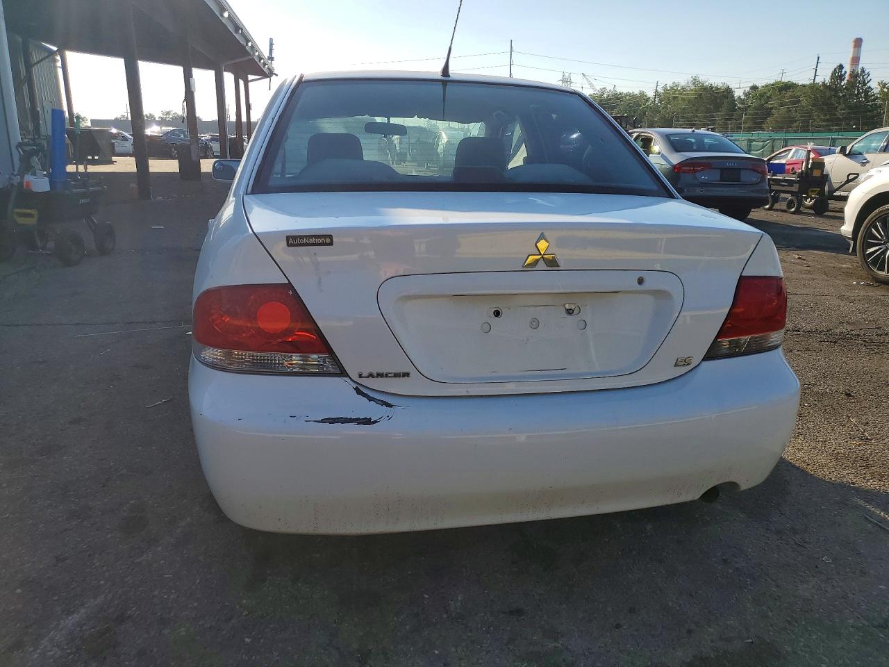 2005 Mitsubishi Lancer Es White vin: JA3AJ26E35U053872