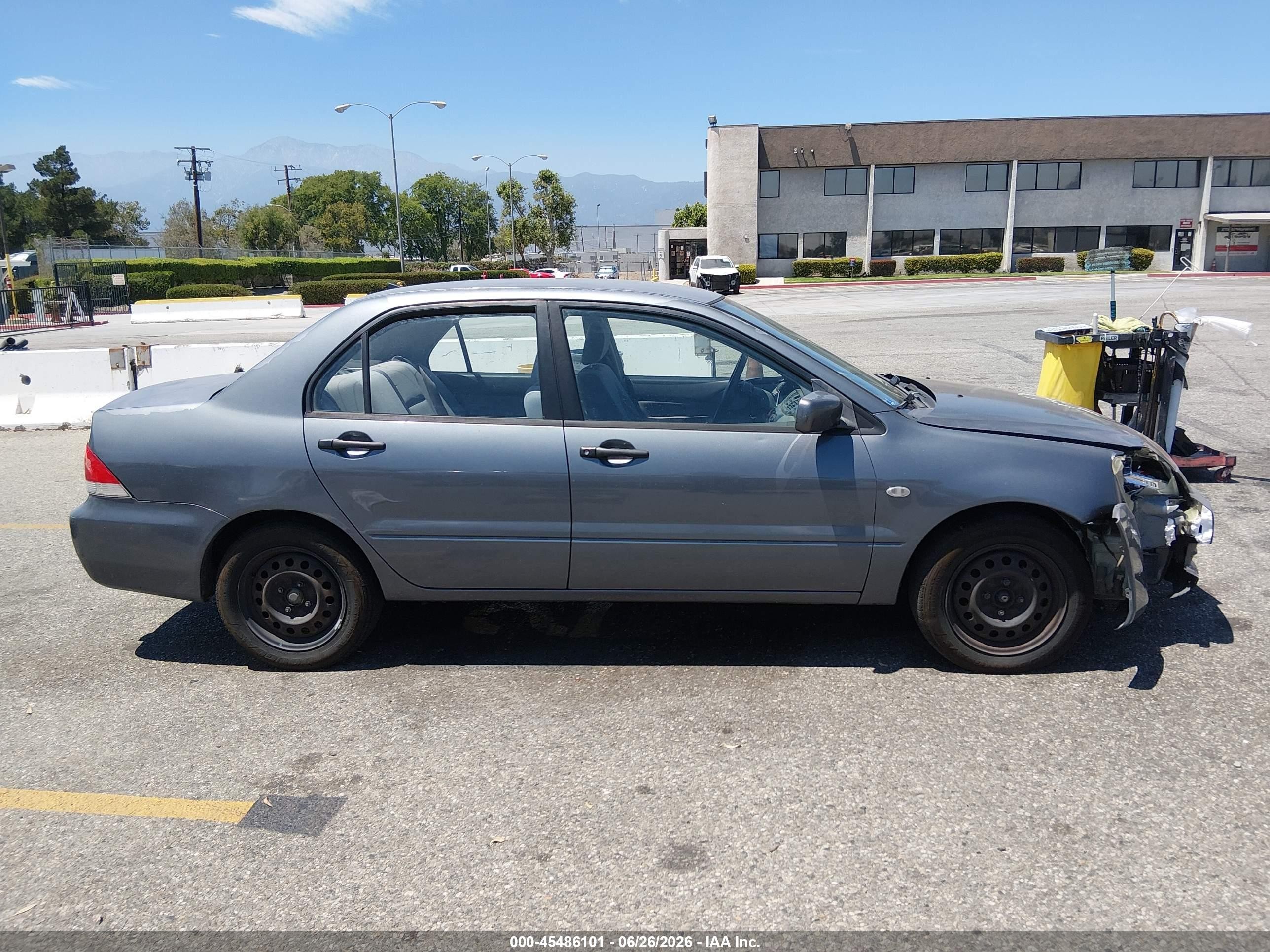 2006 Mitsubishi Lancer Es/se Серый vin: JA3AJ26E36U063089