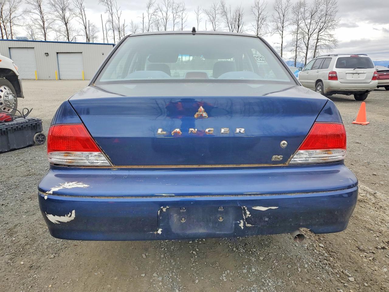 2002 Mitsubishi Lancer Es Blue vin: JA3AJ26E42U056534