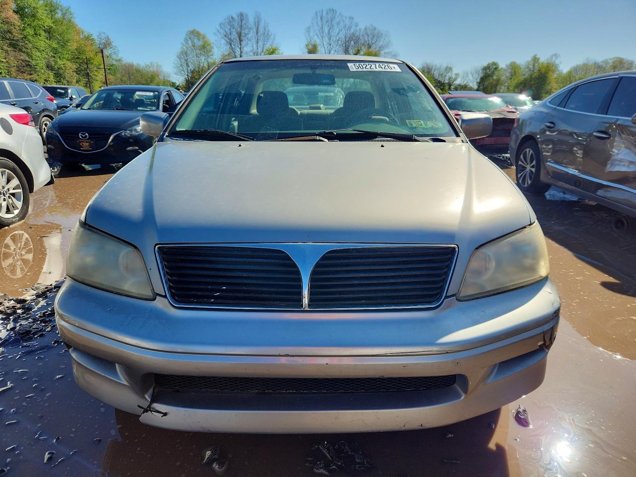 2002 Mitsubishi Lancer Es Beige vin: JA3AJ26E42U062138