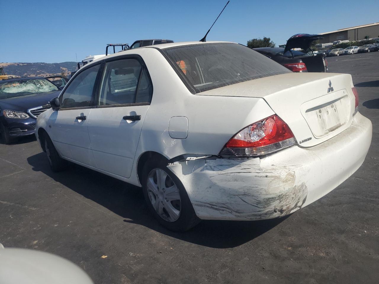2006 Mitsubishi Lancer Es White vin: JA3AJ26E46U032417