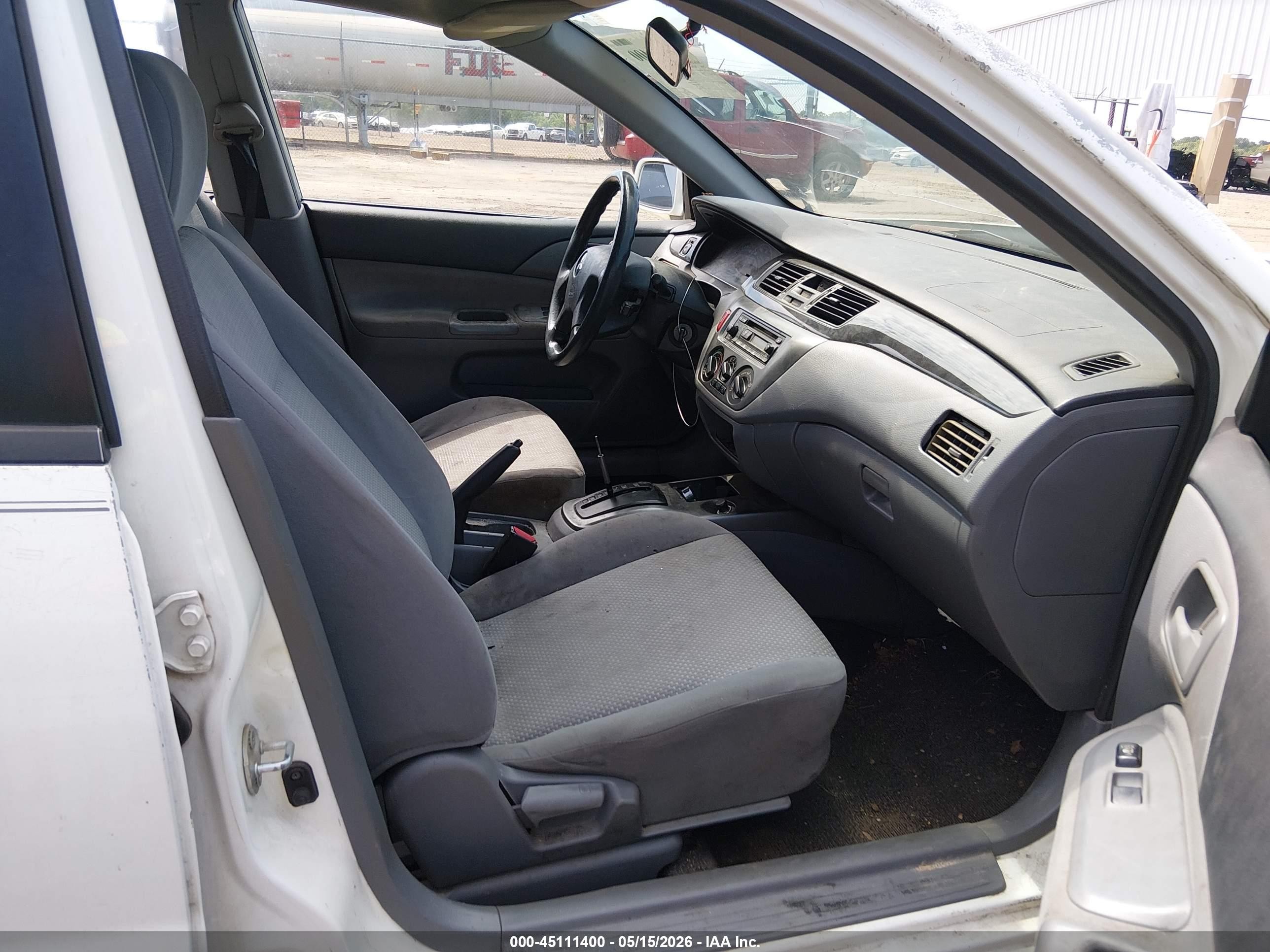 2006 Mitsubishi Lancer Es/se Белый vin: JA3AJ26E46U045149