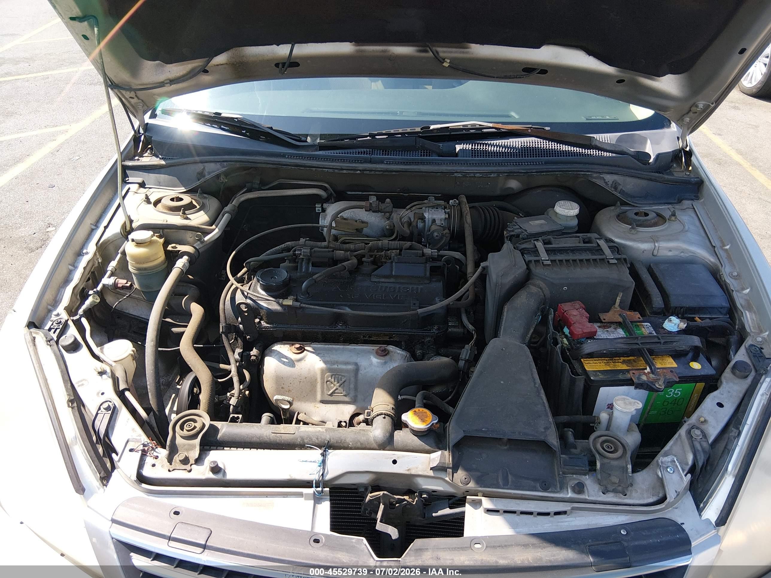 2006 Mitsubishi Lancer Es/se Silver vin: JA3AJ26E46U070701
