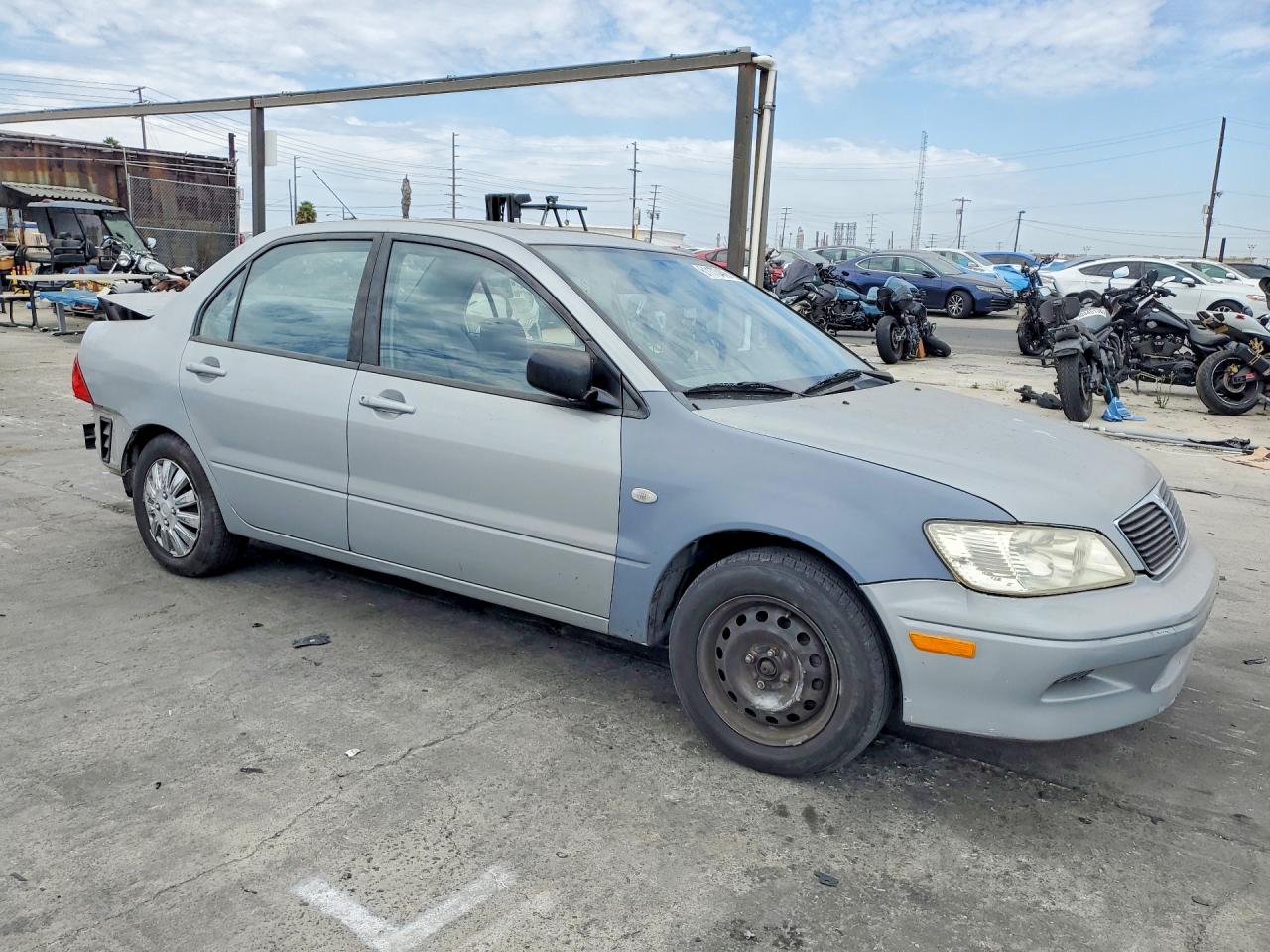 2003 Mitsubishi Lancer Es Silver vin: JA3AJ26E53U024256