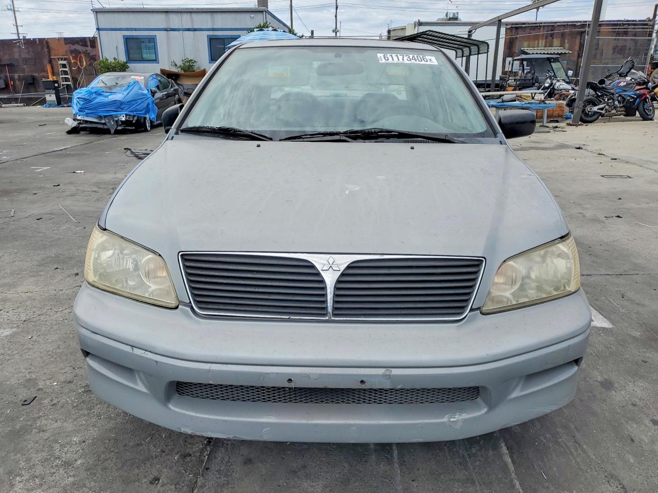 2003 Mitsubishi Lancer Es Silver vin: JA3AJ26E53U024256
