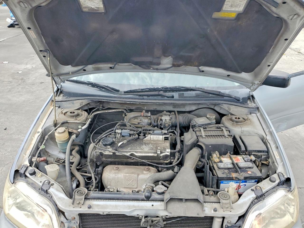 2003 Mitsubishi Lancer Es Silver vin: JA3AJ26E53U024256