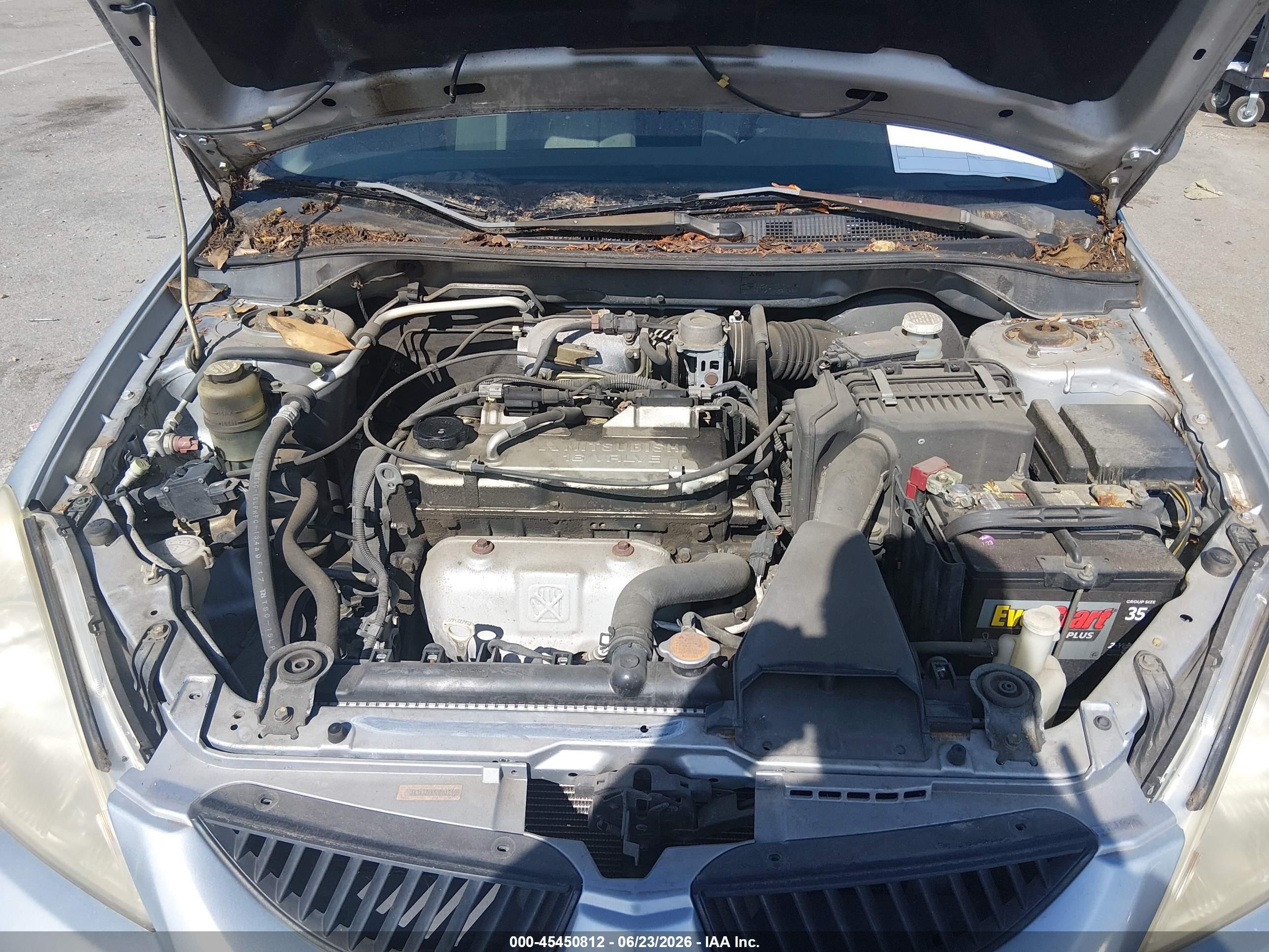 2005 Mitsubishi Lancer Es Silver vin: JA3AJ26E55U017598