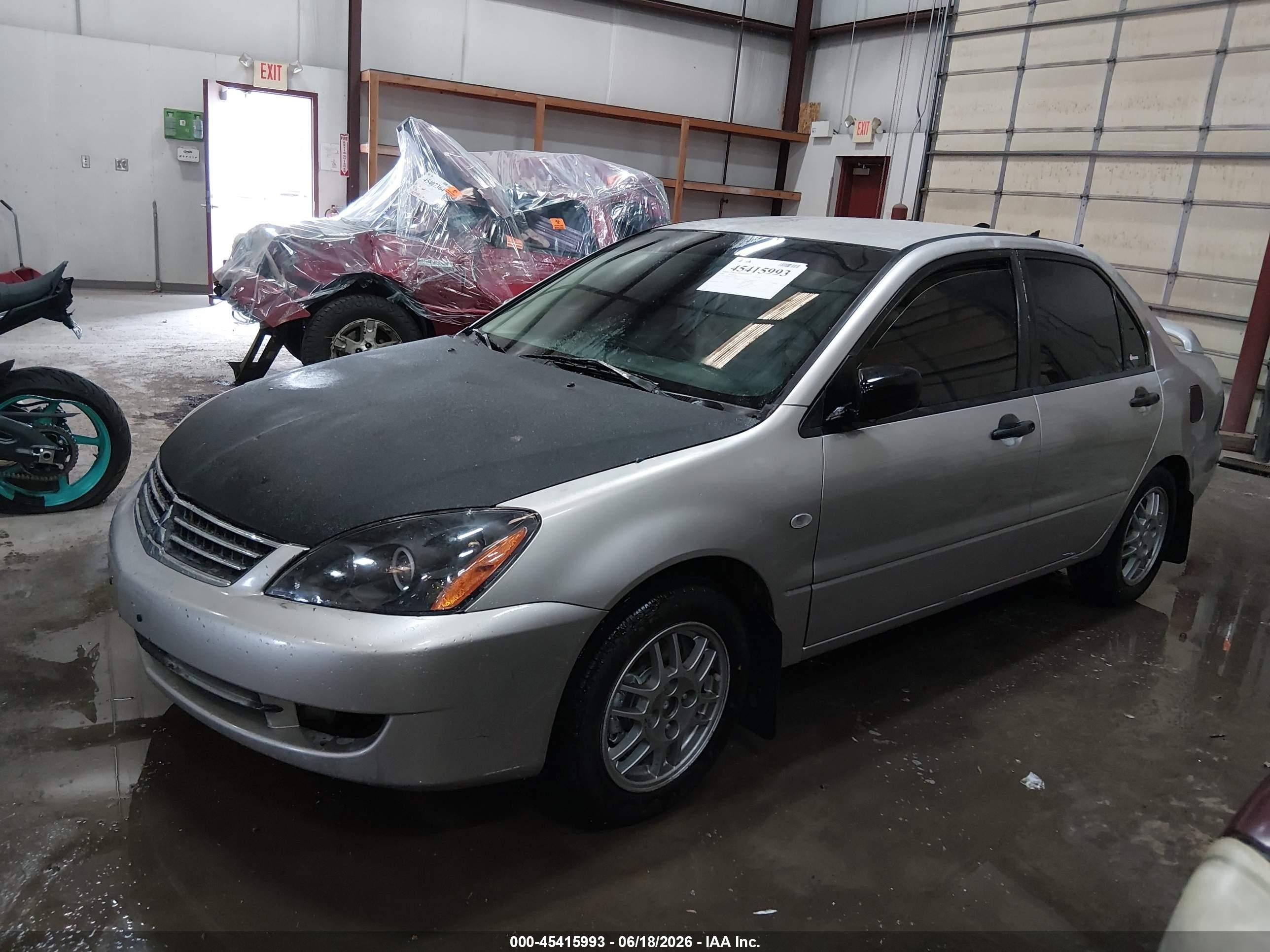 2006 Mitsubishi Lancer Es/se Серебряный vin: JA3AJ26E56U071596