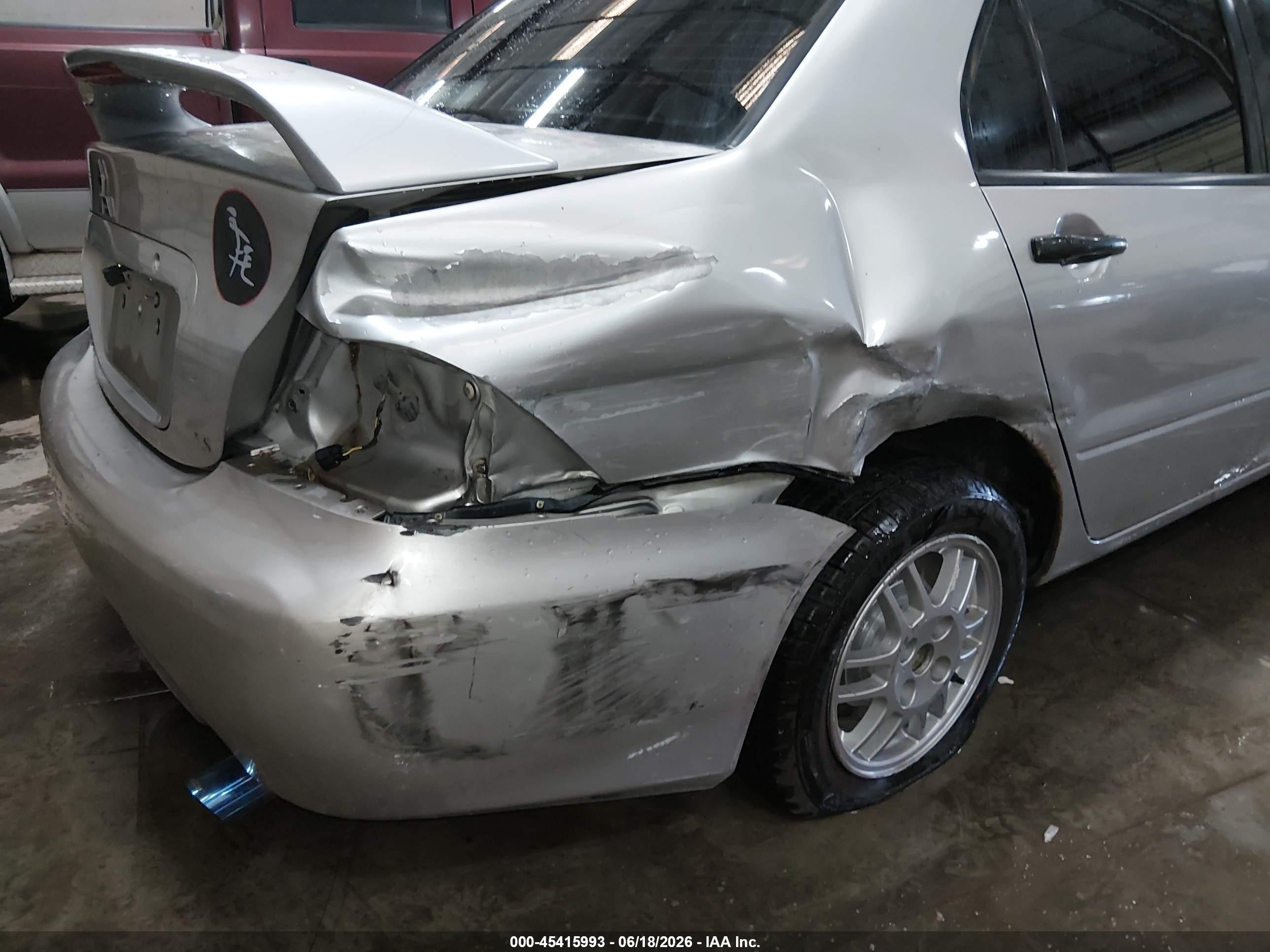 2006 Mitsubishi Lancer Es/se Серебряный vin: JA3AJ26E56U071596