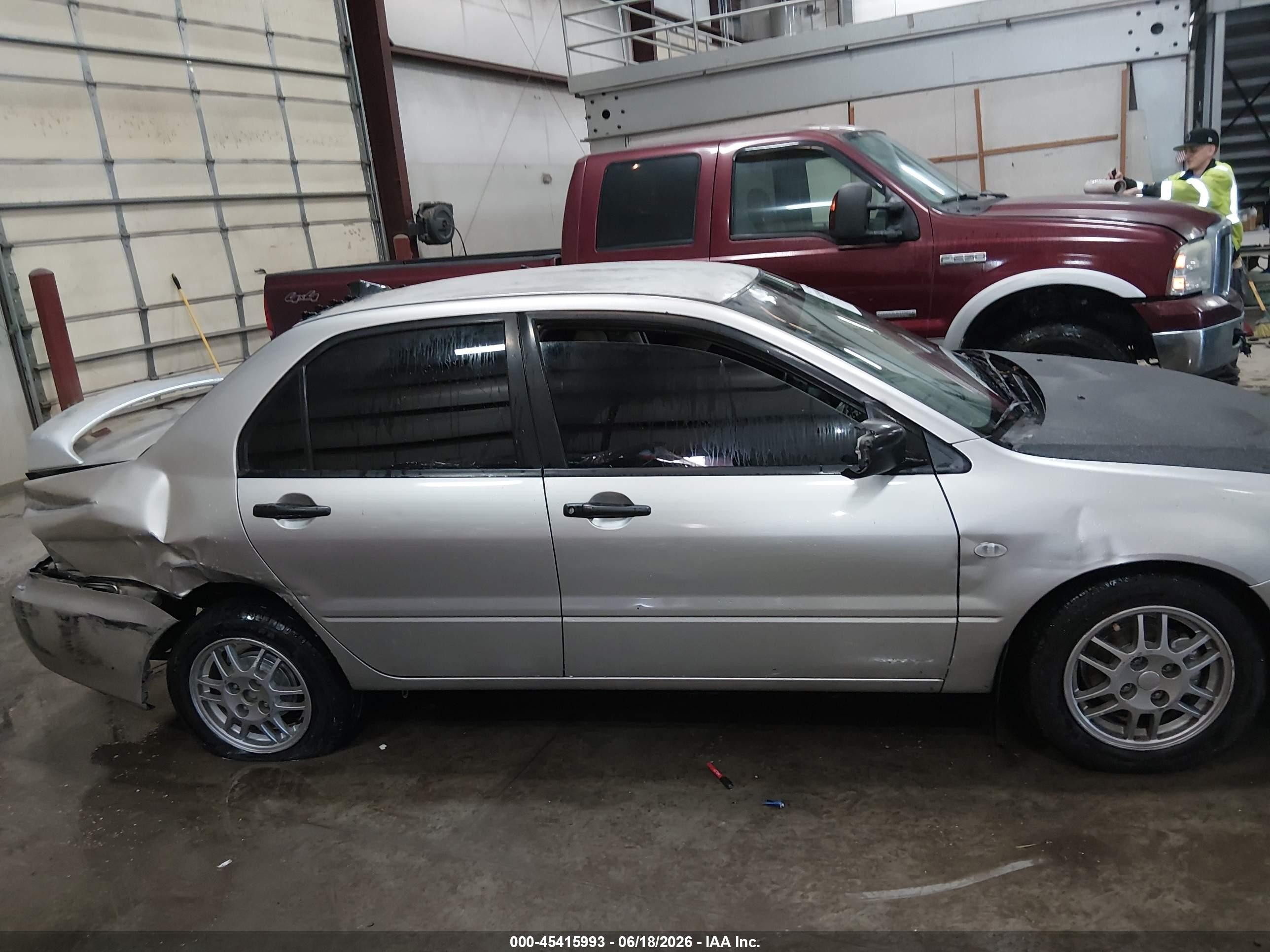 2006 Mitsubishi Lancer Es/se Серебряный vin: JA3AJ26E56U071596