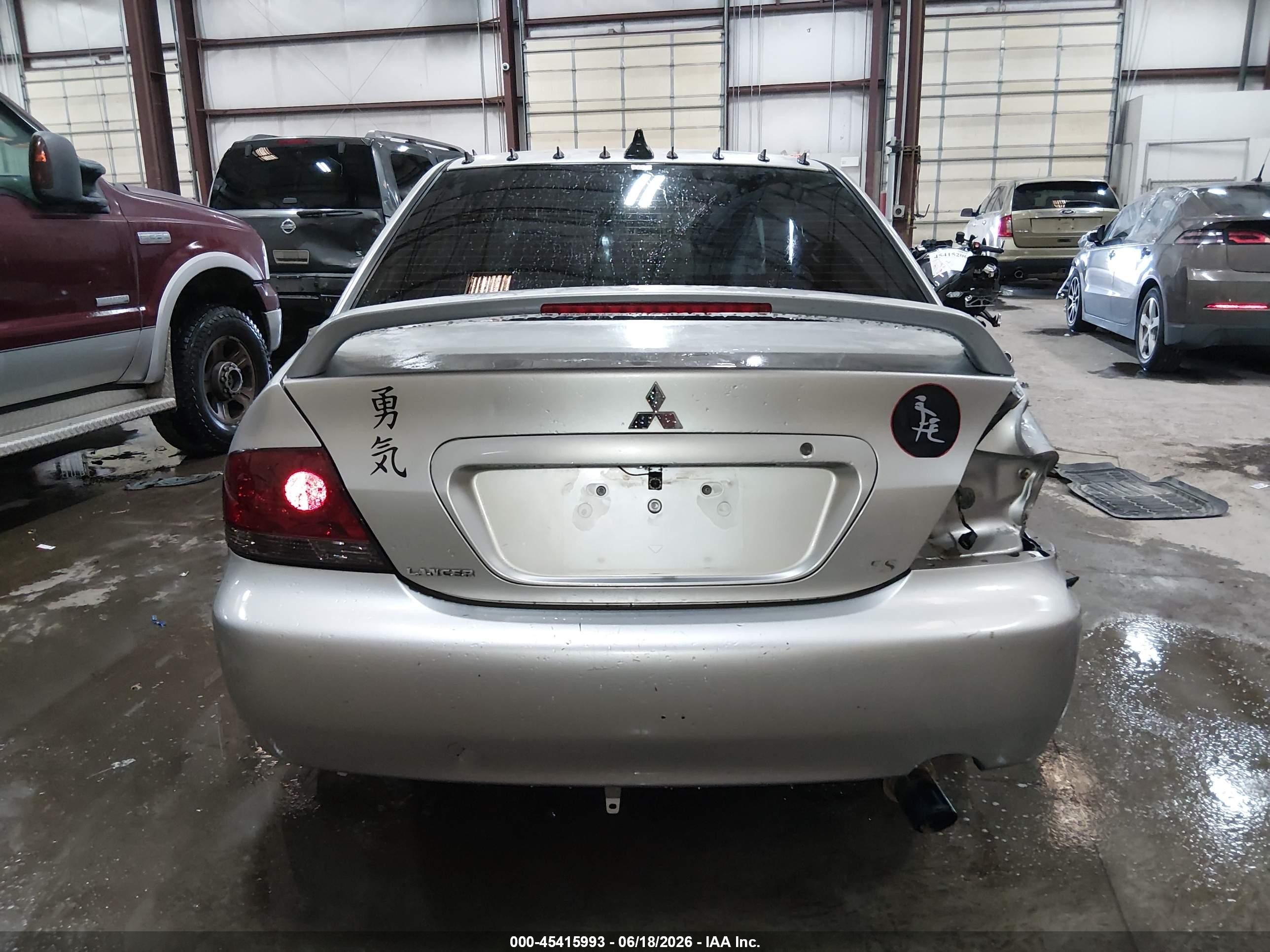 2006 Mitsubishi Lancer Es/se Серебряный vin: JA3AJ26E56U071596