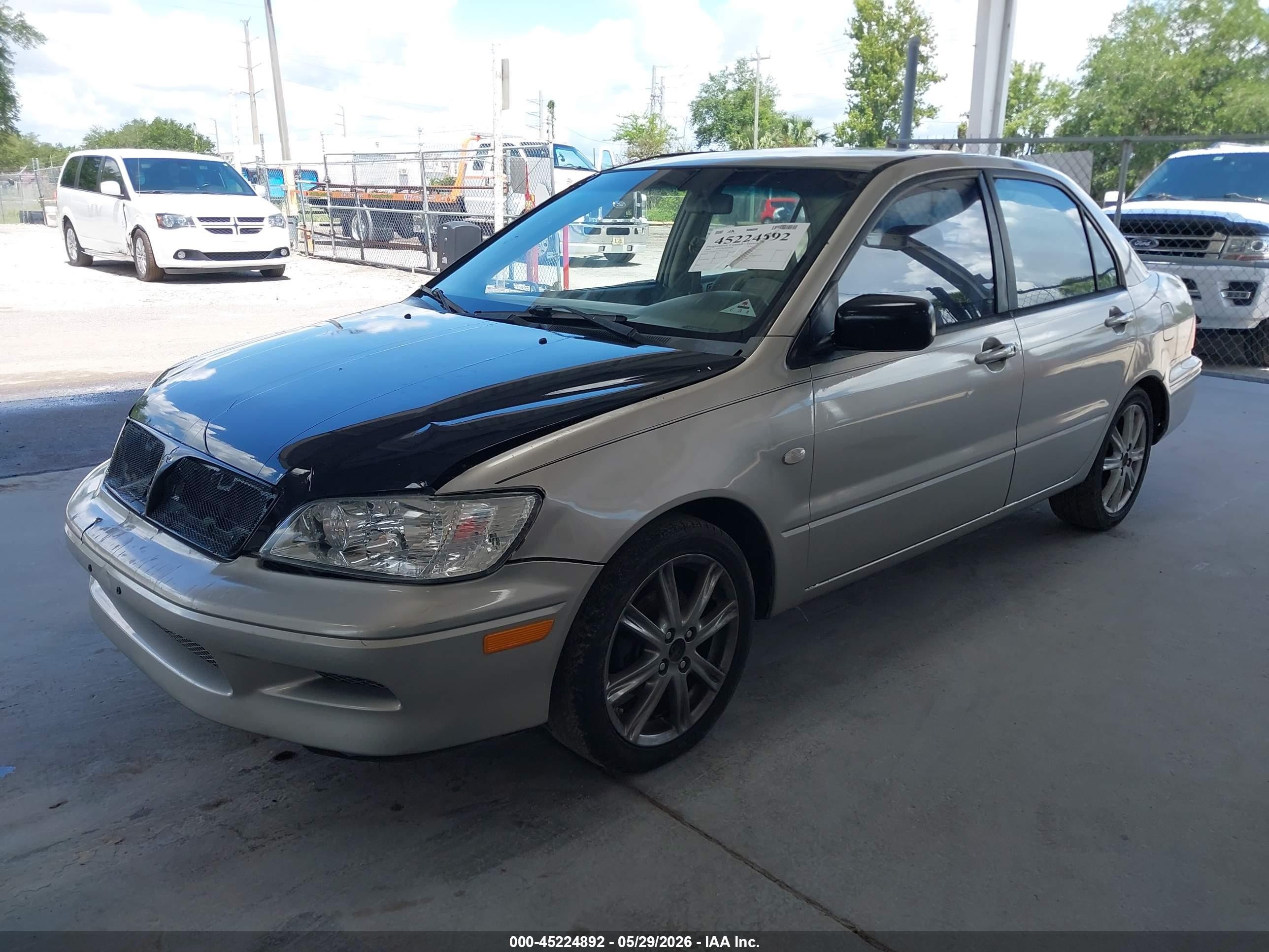 2003 Mitsubishi Lancer Es Beige vin: JA3AJ26E63U073479