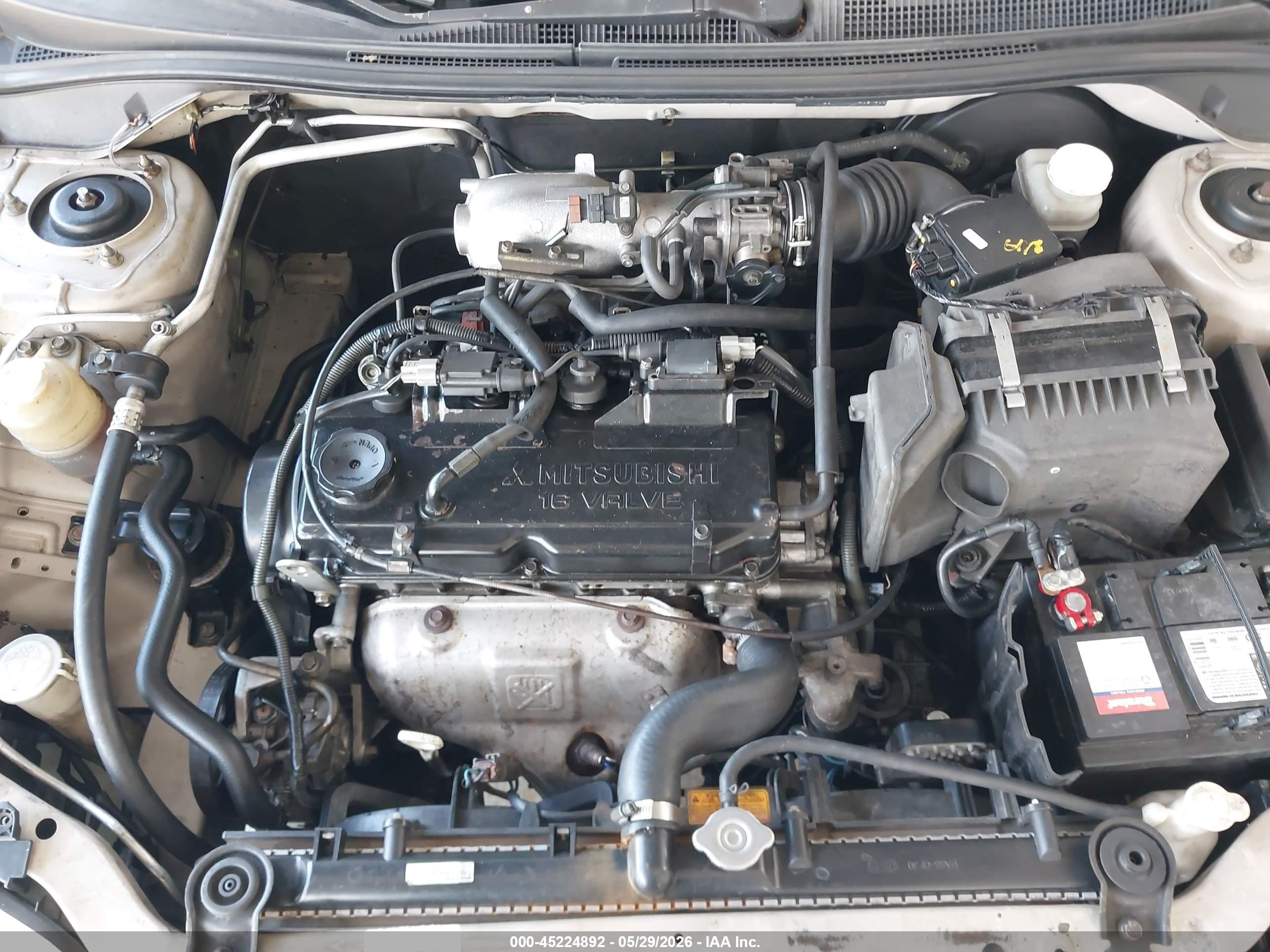 2003 Mitsubishi Lancer Es Beige vin: JA3AJ26E63U073479