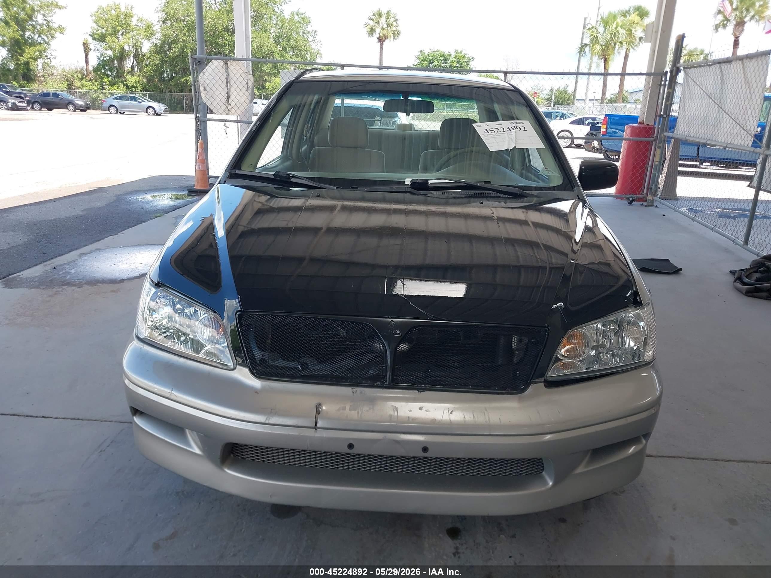 2003 Mitsubishi Lancer Es Beige vin: JA3AJ26E63U073479