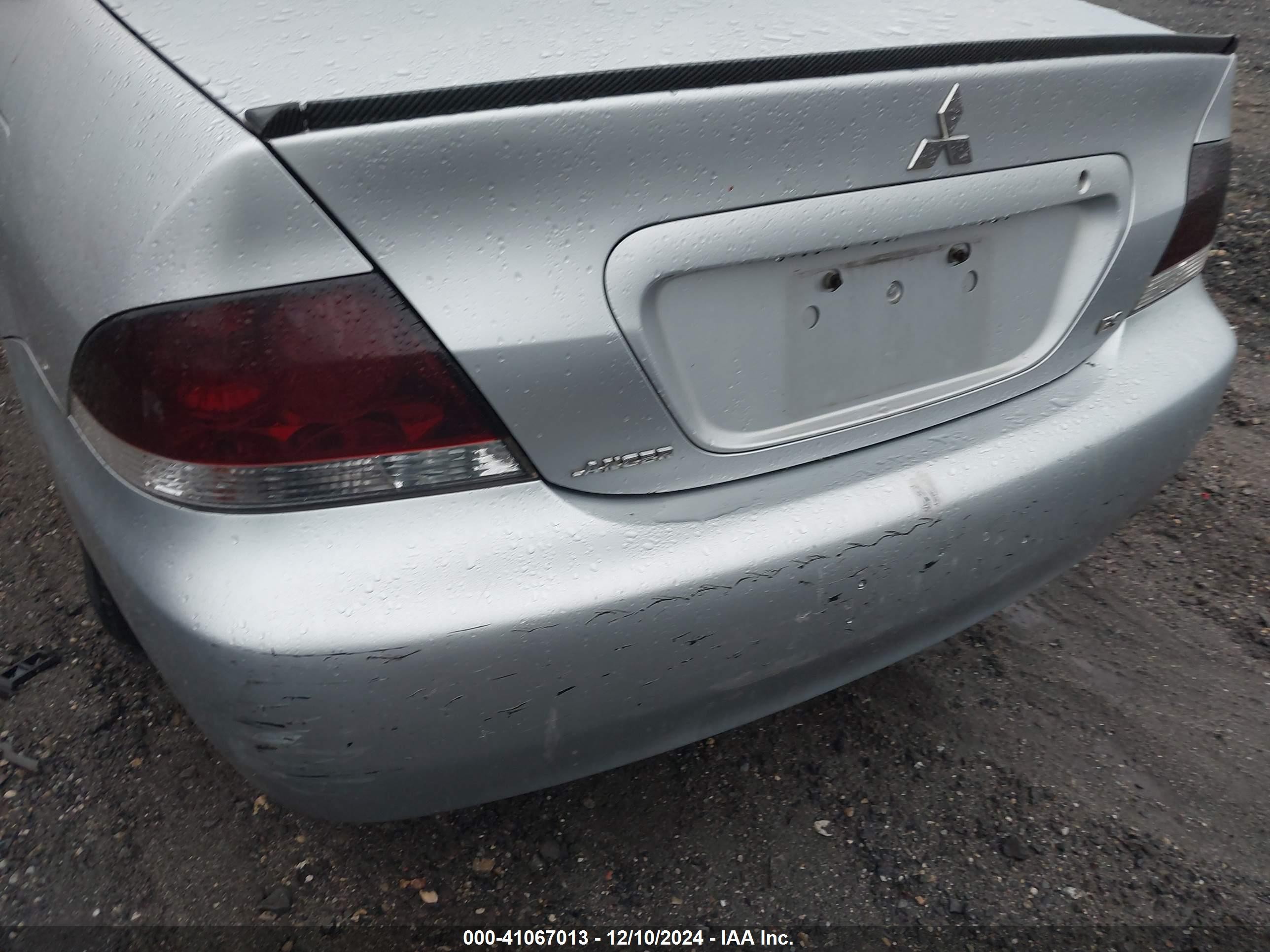 2004 Mitsubishi Lancer Es Gray vin: JA3AJ26E64U044520