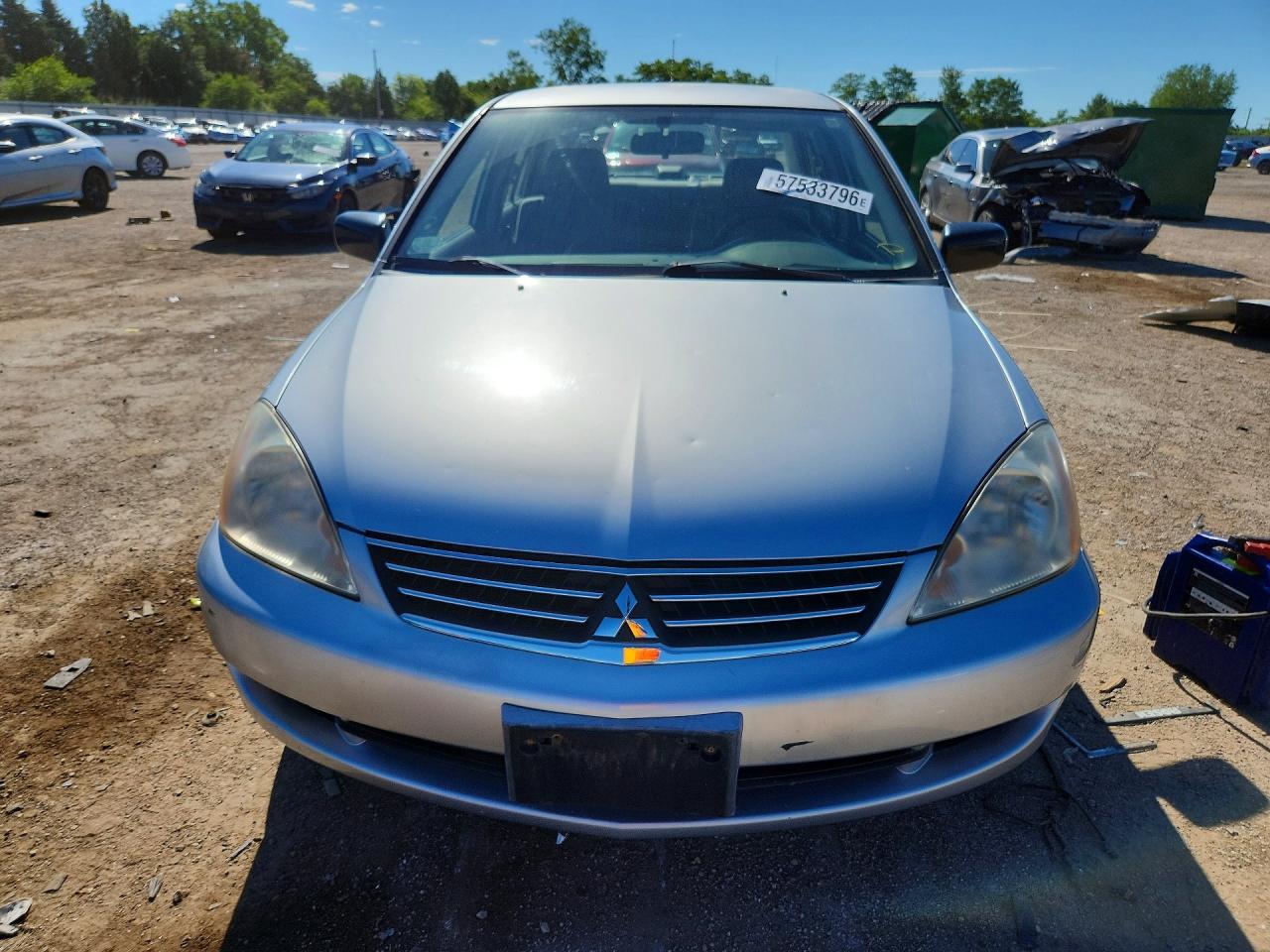 2006 Mitsubishi Lancer Es Silver vin: JA3AJ26E66U034847