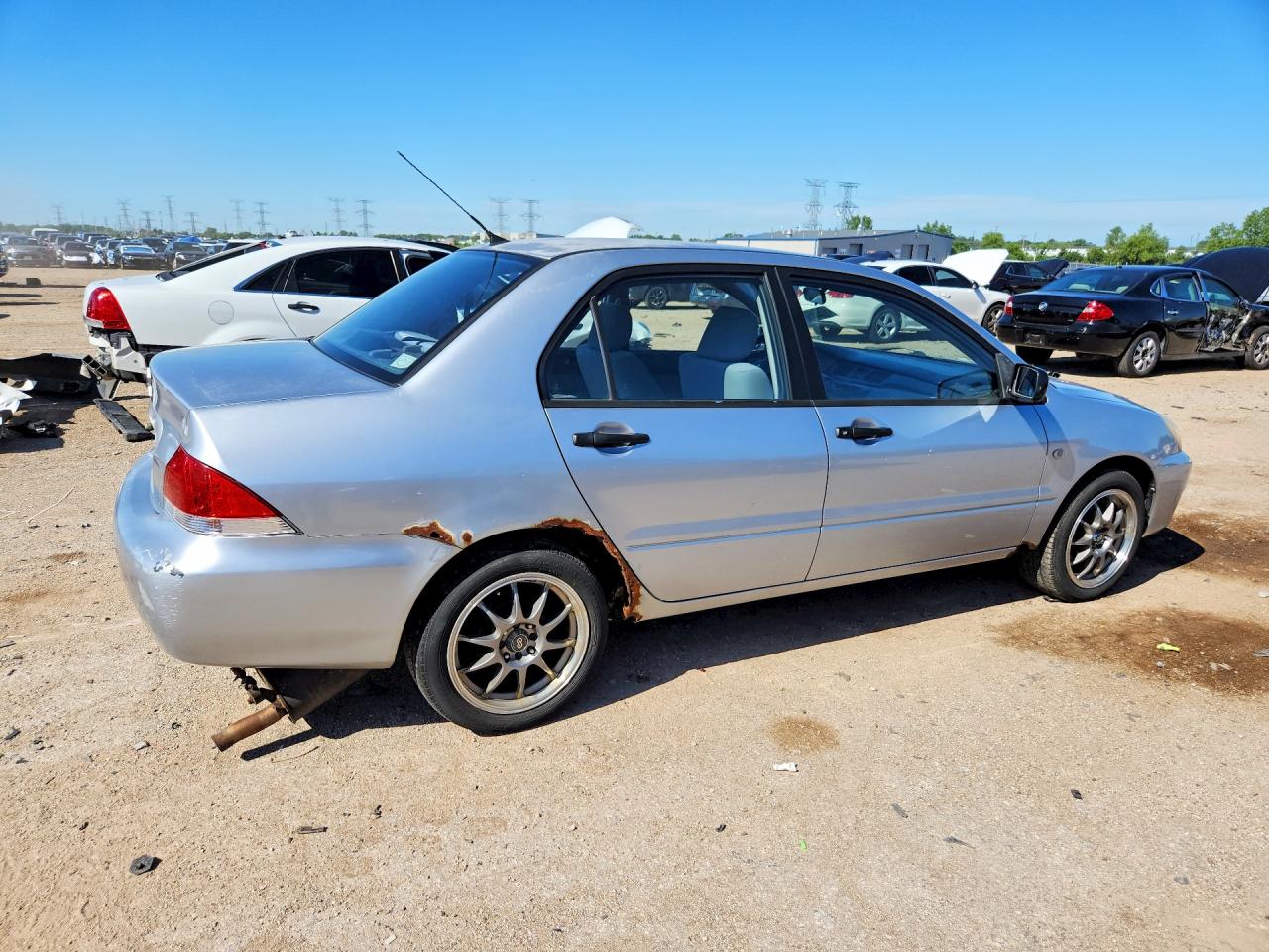 2006 Mitsubishi Lancer Es Silver vin: JA3AJ26E66U034847