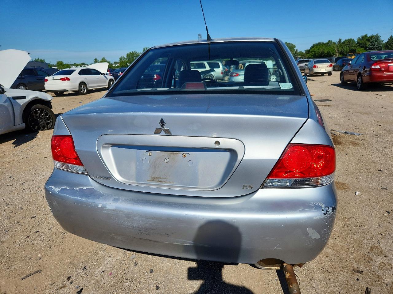 2006 Mitsubishi Lancer Es Silver vin: JA3AJ26E66U034847