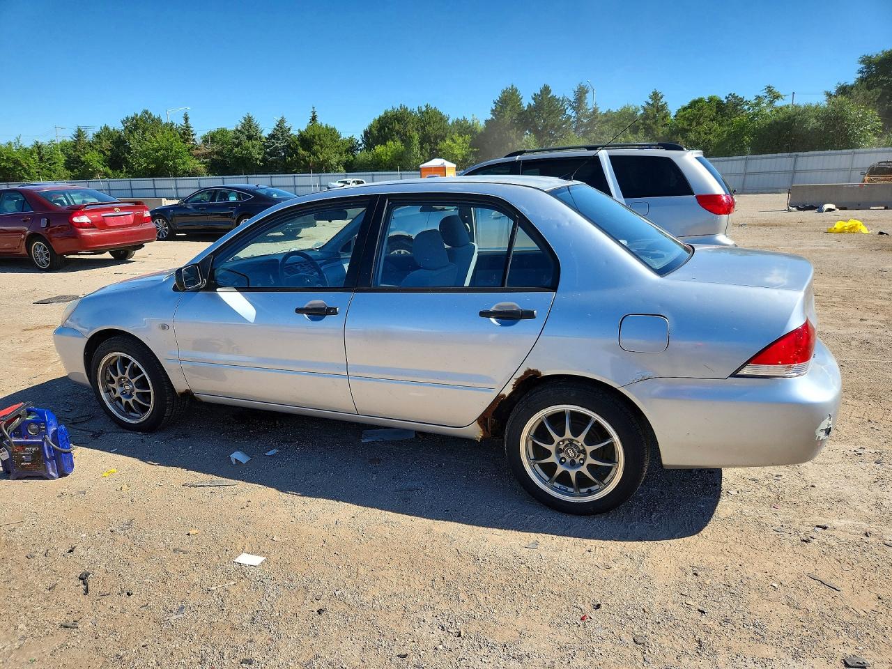 2006 Mitsubishi Lancer Es Silver vin: JA3AJ26E66U034847