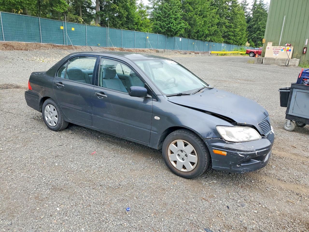 2003 Mitsubishi Lancer Es Blue vin: JA3AJ26E73U114380