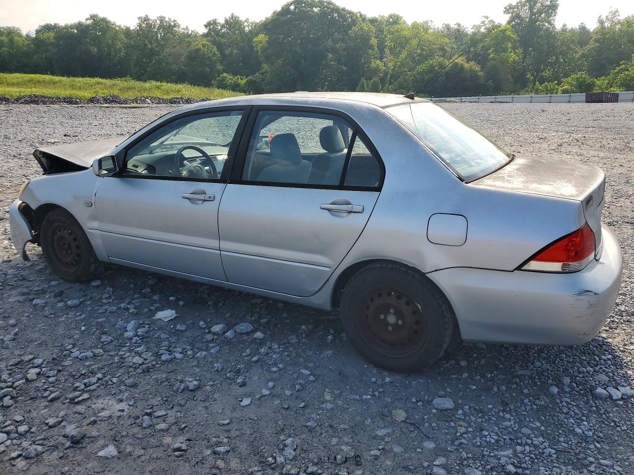 2005 Mitsubishi Lancer Es Silver vin: JA3AJ26E75U014332