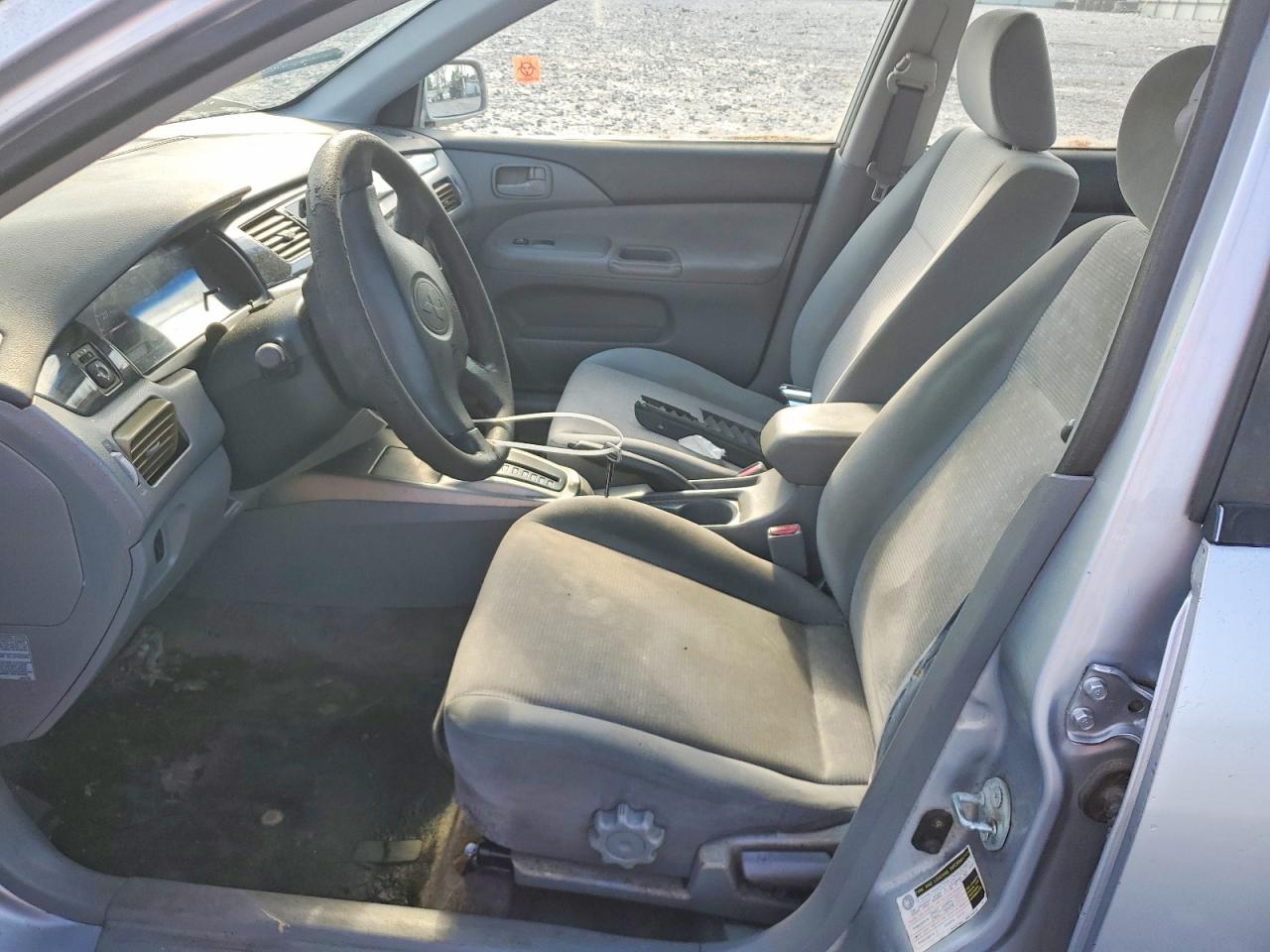 2005 Mitsubishi Lancer Es Silver vin: JA3AJ26E75U014332
