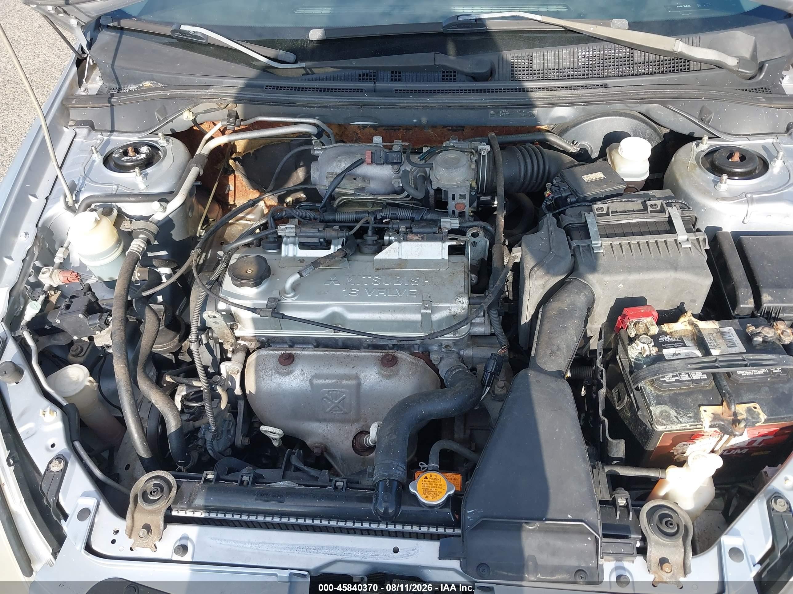 2005 Mitsubishi Lancer Es Silver vin: JA3AJ26E75U020809