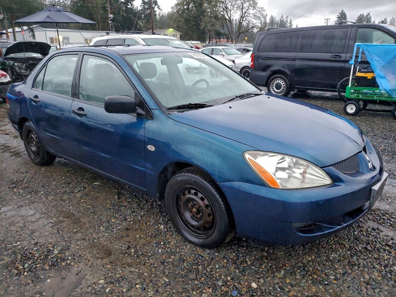 2005 Mitsubishi Lancer Es Синий vin: JA3AJ26E75U032331