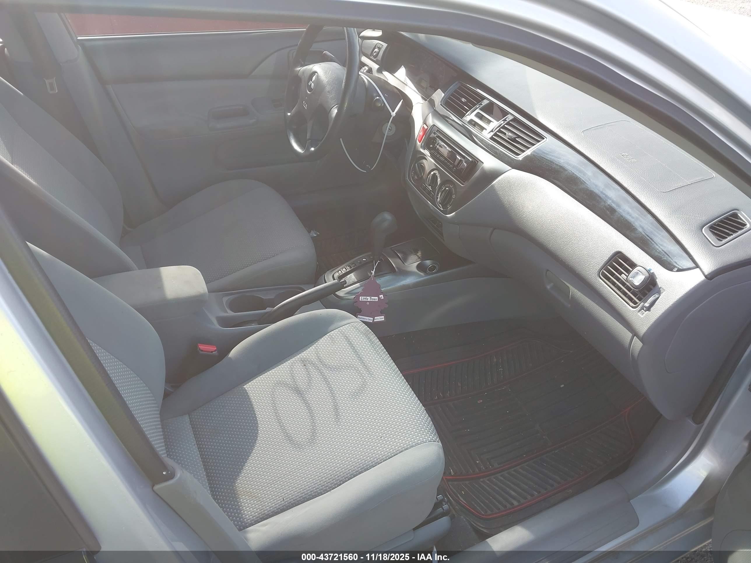 2006 Mitsubishi Lancer Es/se Silver vin: JA3AJ26E76U053522